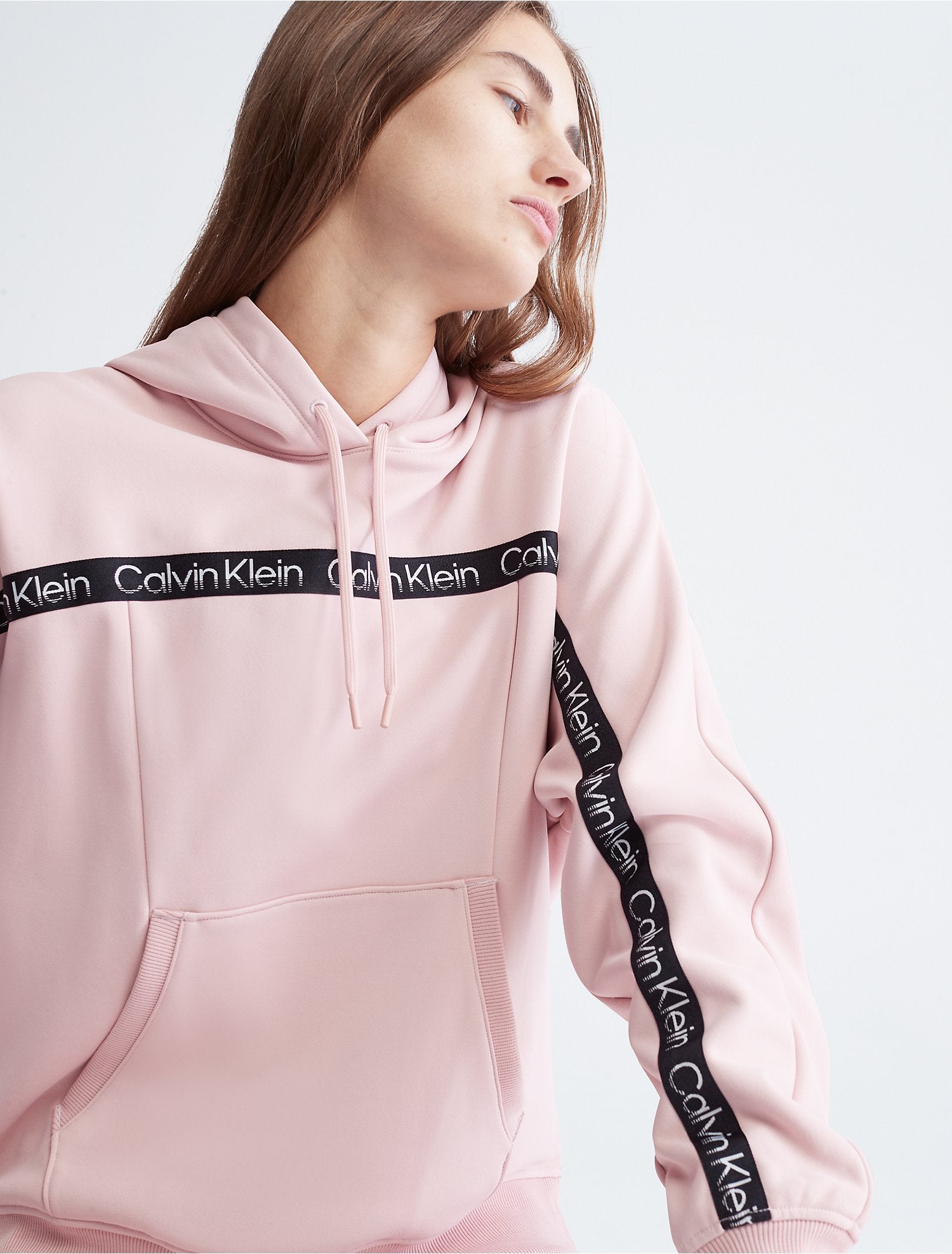 Calvin Klein Performance Active Icon Logo Tape Hoodie - Women
