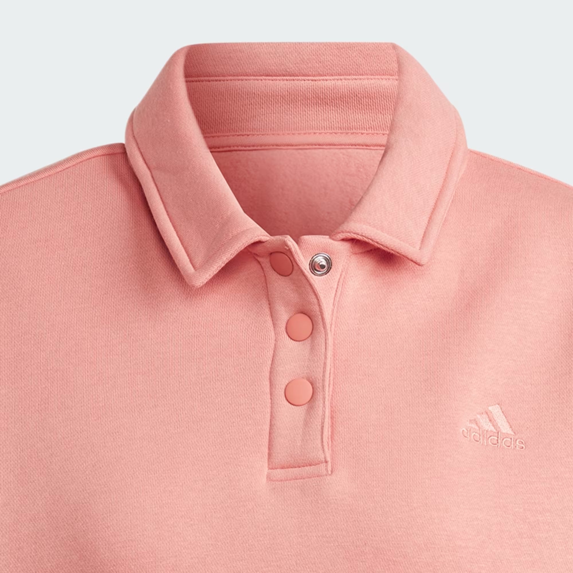 Adidas All Szn Fleece Graphic Polo Sweatshirt - Women