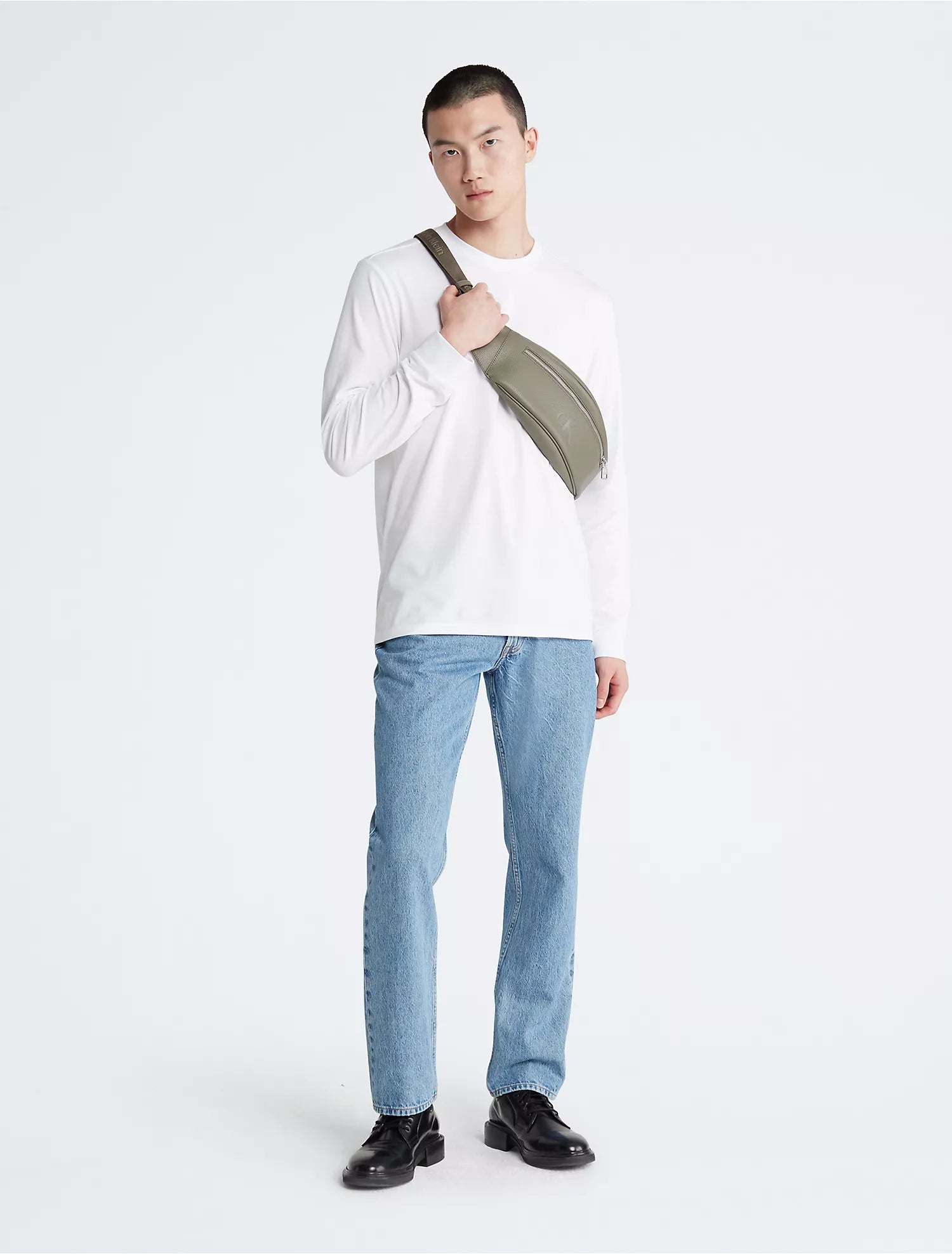 Calvin Klein Men Belts + Bags + Wallets Dusty Olive- Oshoplin