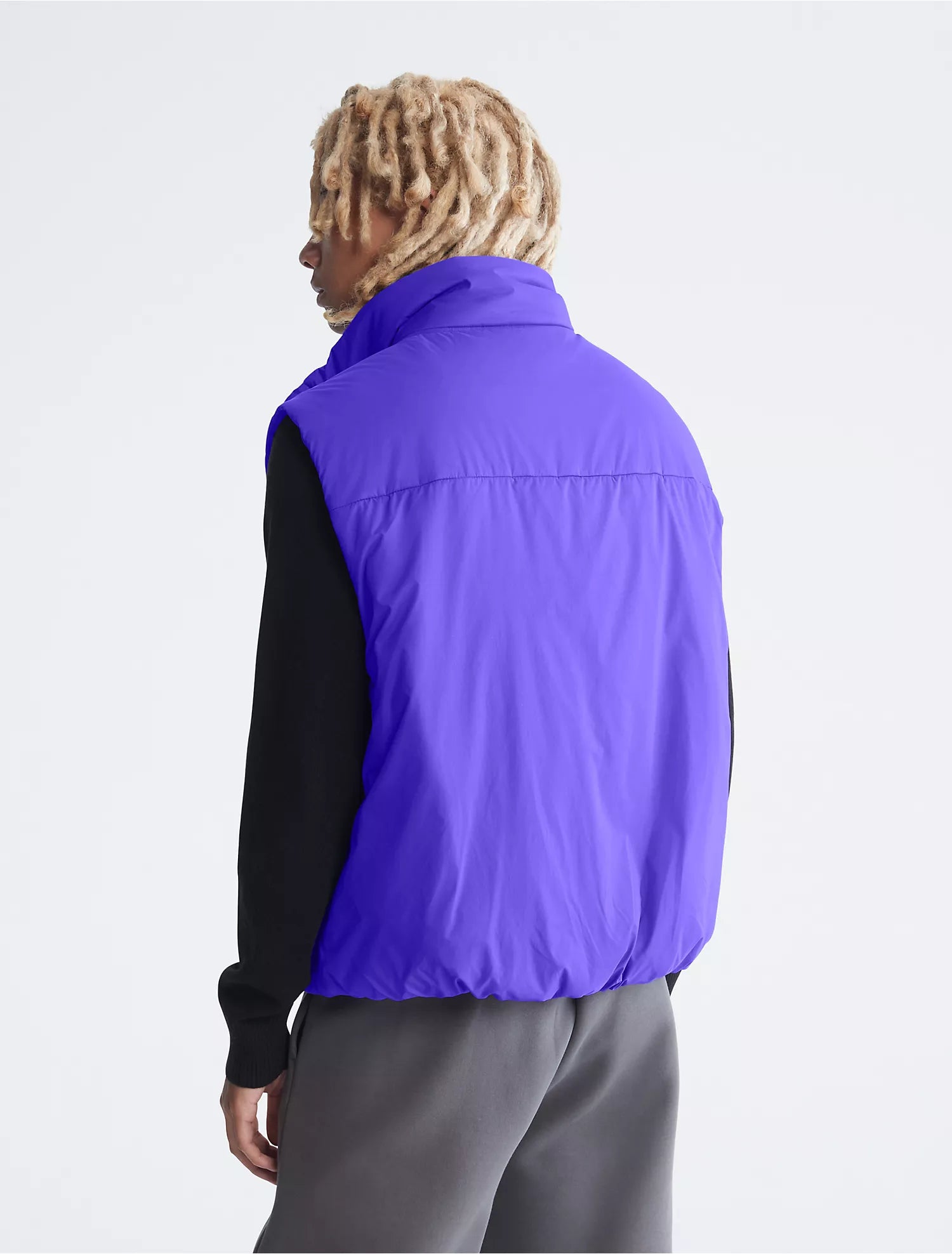 Calvin Klein Recycled Nylon Full Zip Puffer Vest - Men
