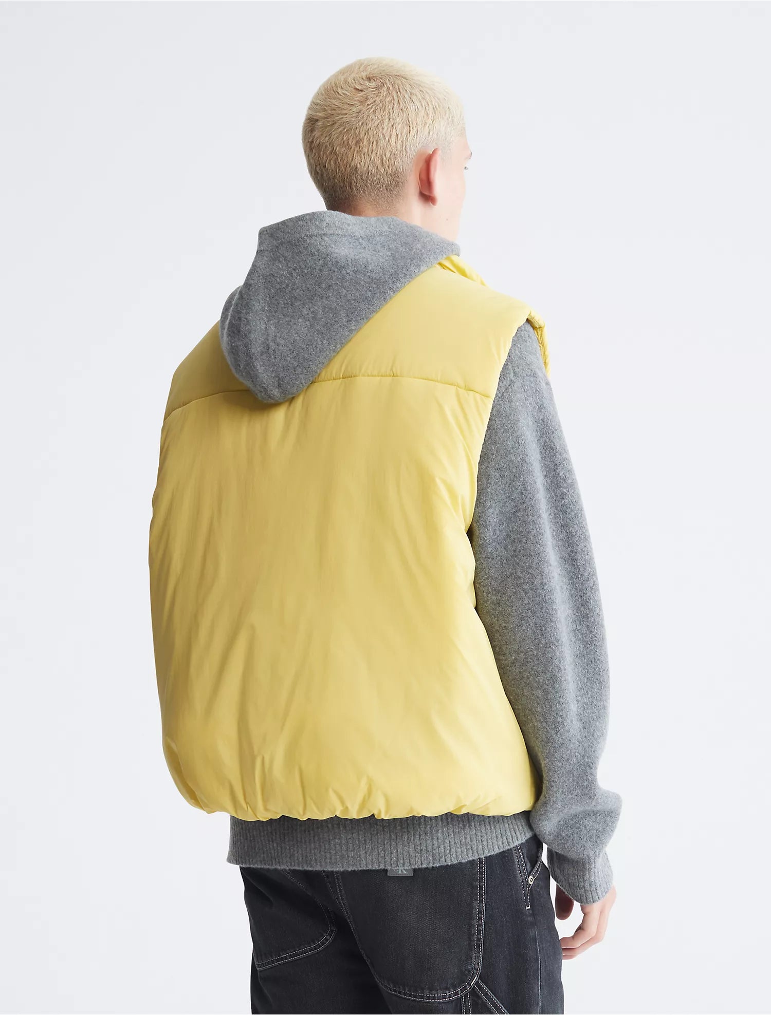 Calvin Klein Recycled Nylon Full Zip Puffer Vest - Men