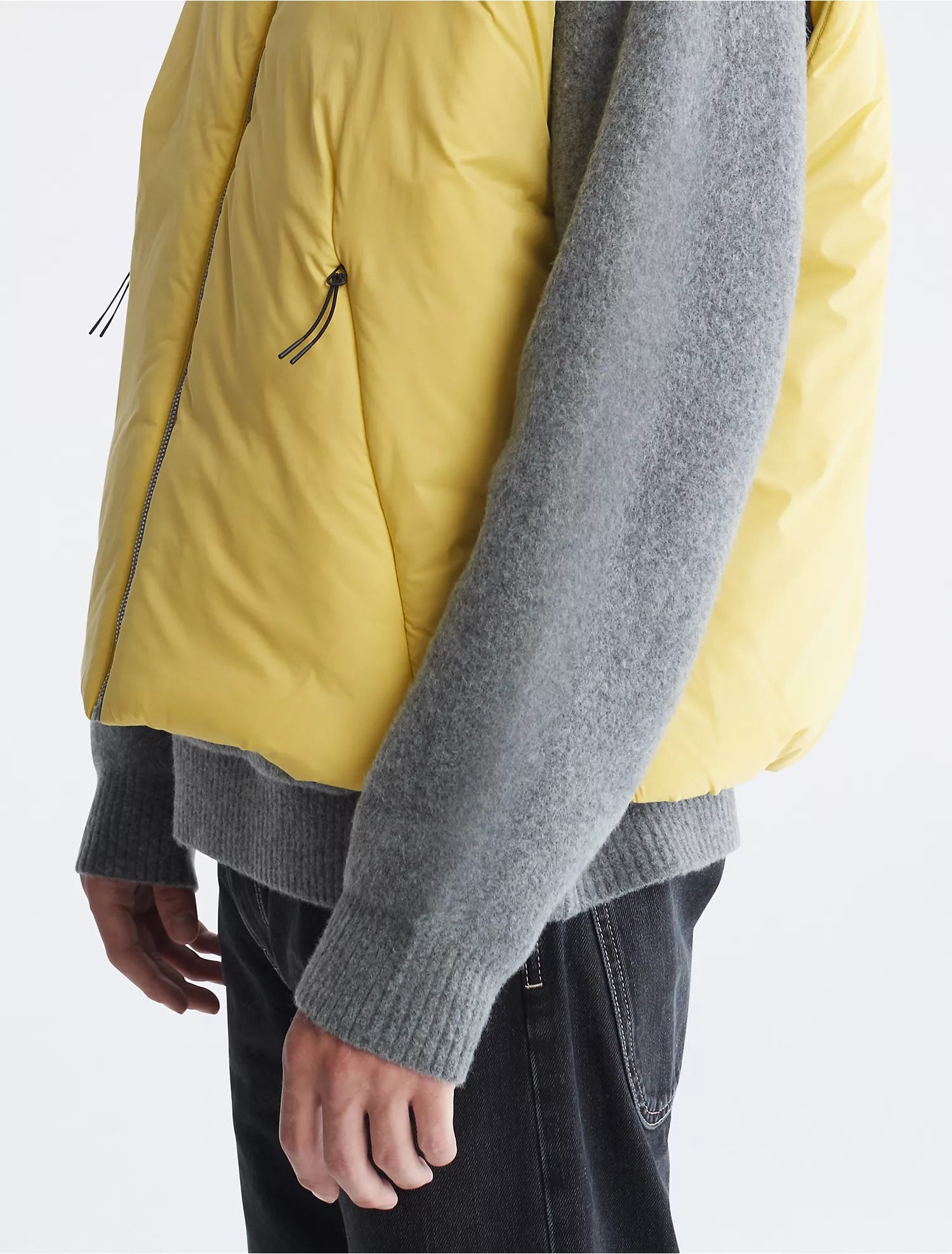 Calvin Klein Recycled Nylon Full Zip Puffer Vest - Men