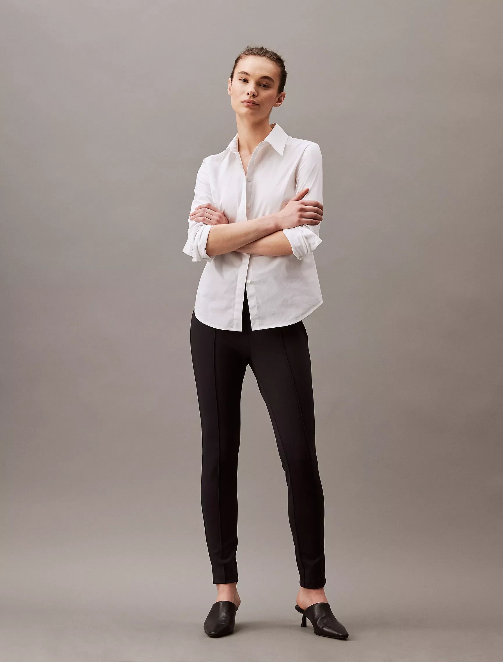 Calvin Klein Women Pants Black- Oshoplin