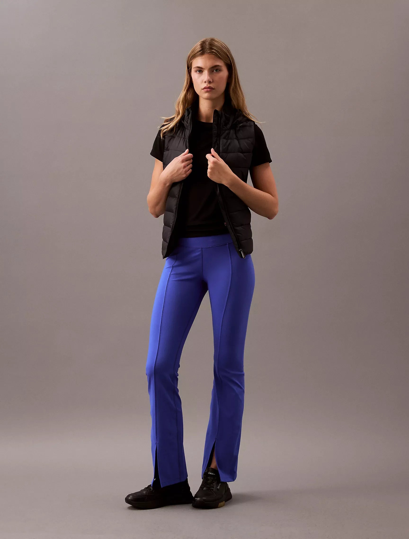Calvin Klein Women Pants Dazzling Blue- Oshoplin
