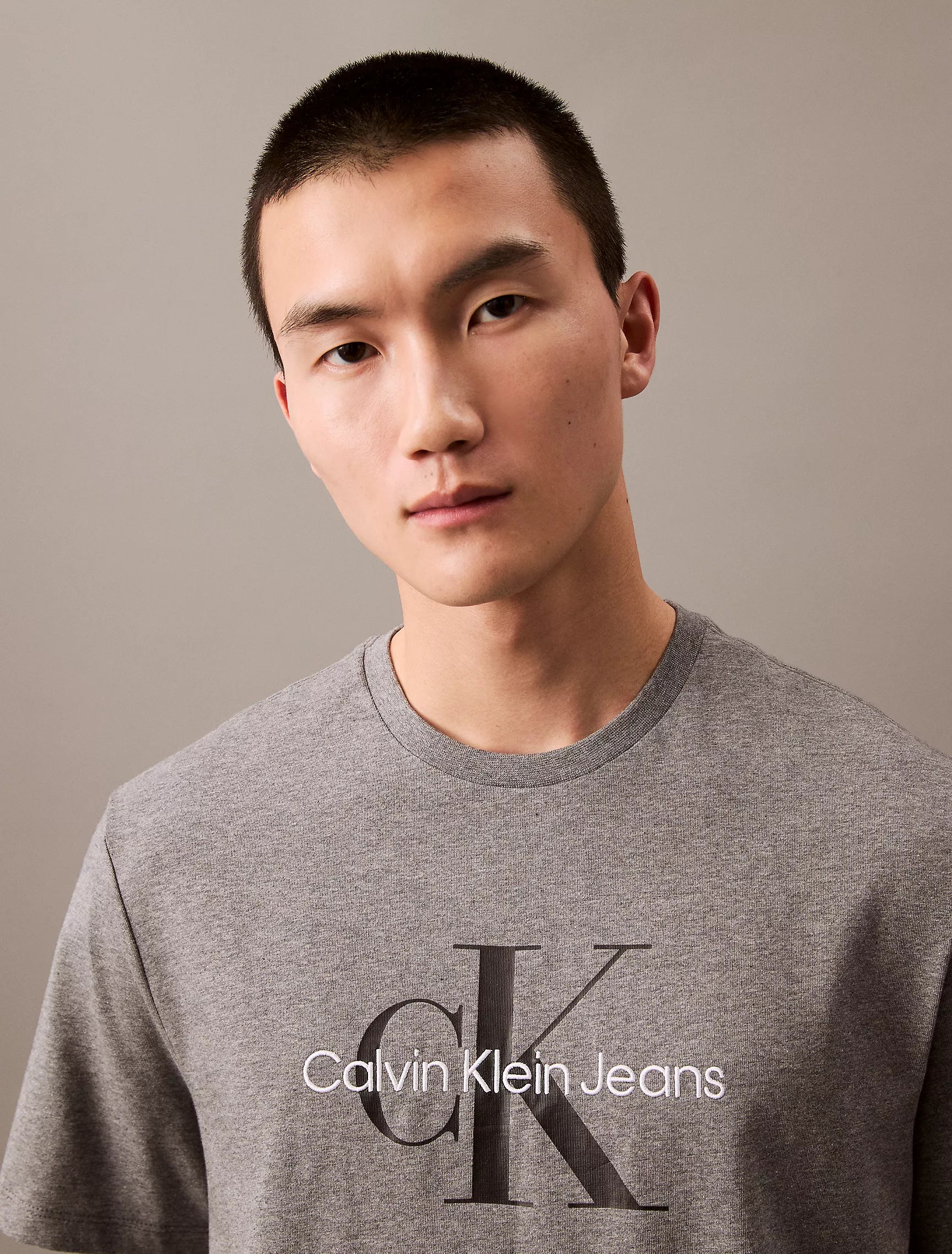 CK Monogram Logo Tee - Men