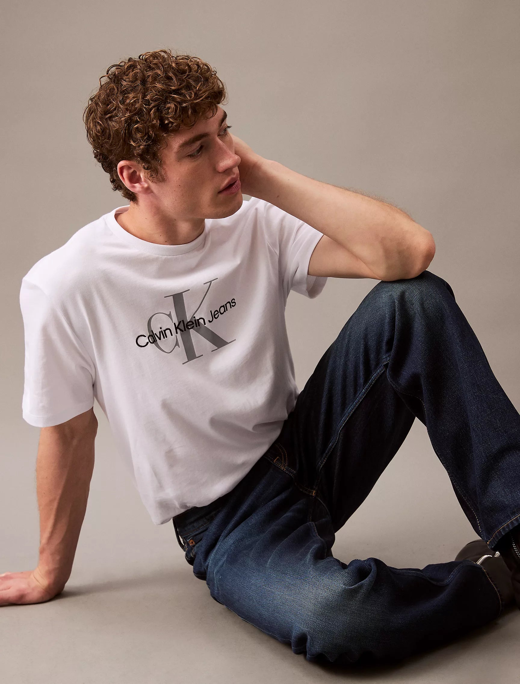 CK Monogram Logo Tee - Men