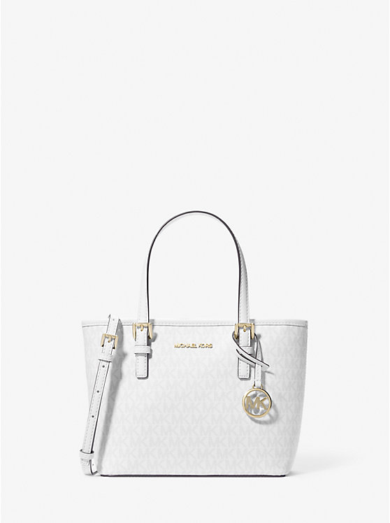 jet set travel extra-small logo top-zip tote bag Michael Kors Jet Set Travel Extra-Small Logo Top-Zip Tote Bag
