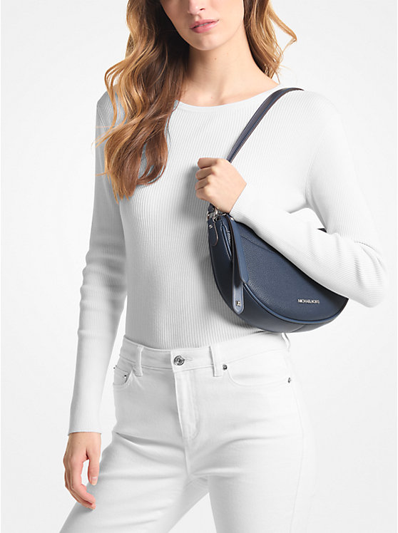 Michael Kors Dover Medium Leather Crossbody Bag - Women