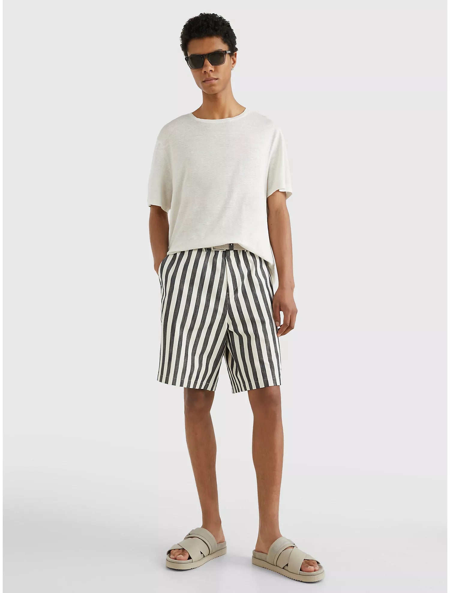 Tommy Hilfiger Solid Linen T-Shirt - Men