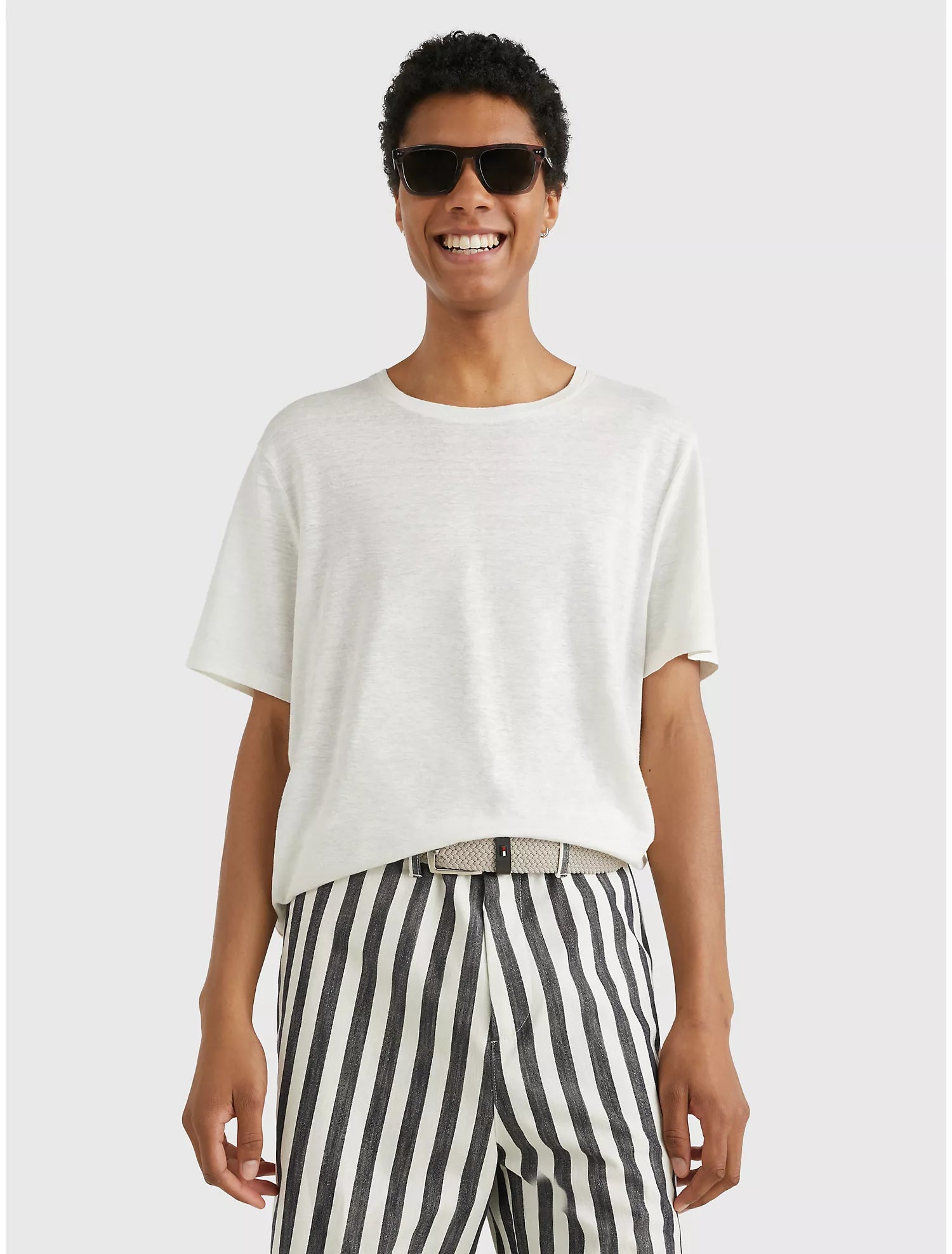 Tommy Hilfiger Men T-Shirts Ivory- Oshoplin