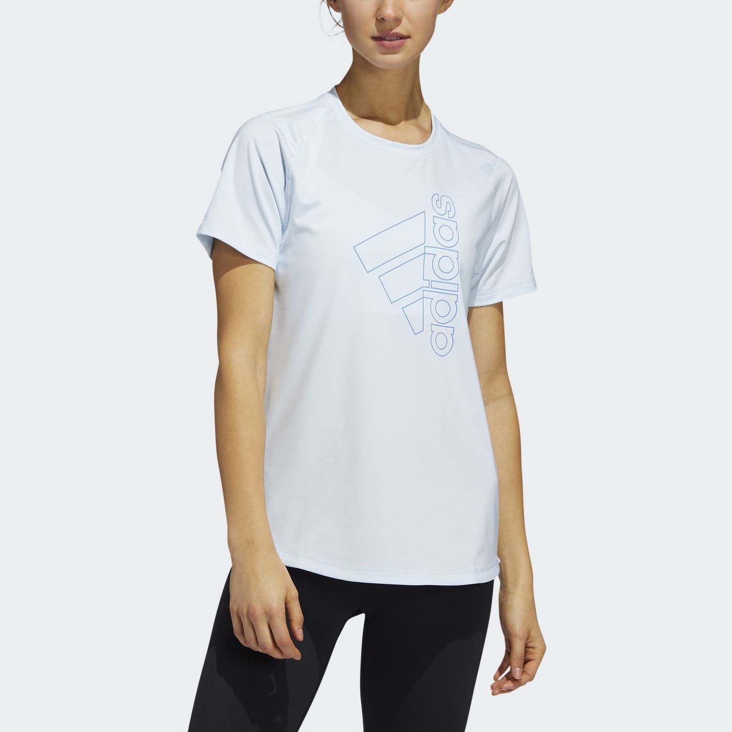 Adidas Women T-Shirts Sky - Oshoplin