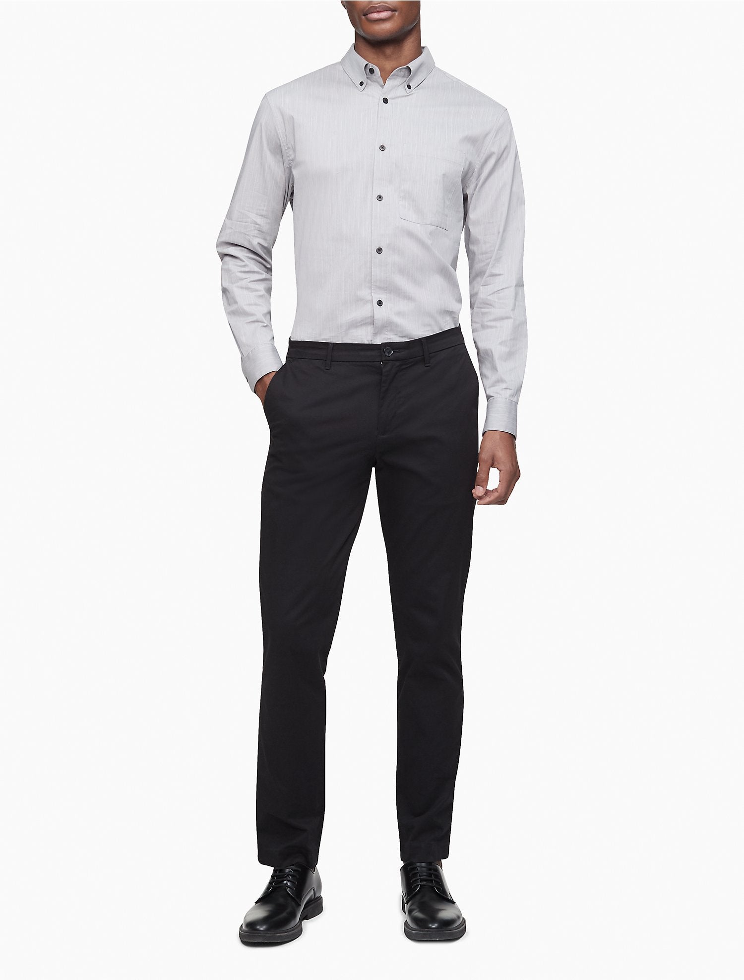 Calvin Klein Men Shirts Shark Skin- Oshoplin