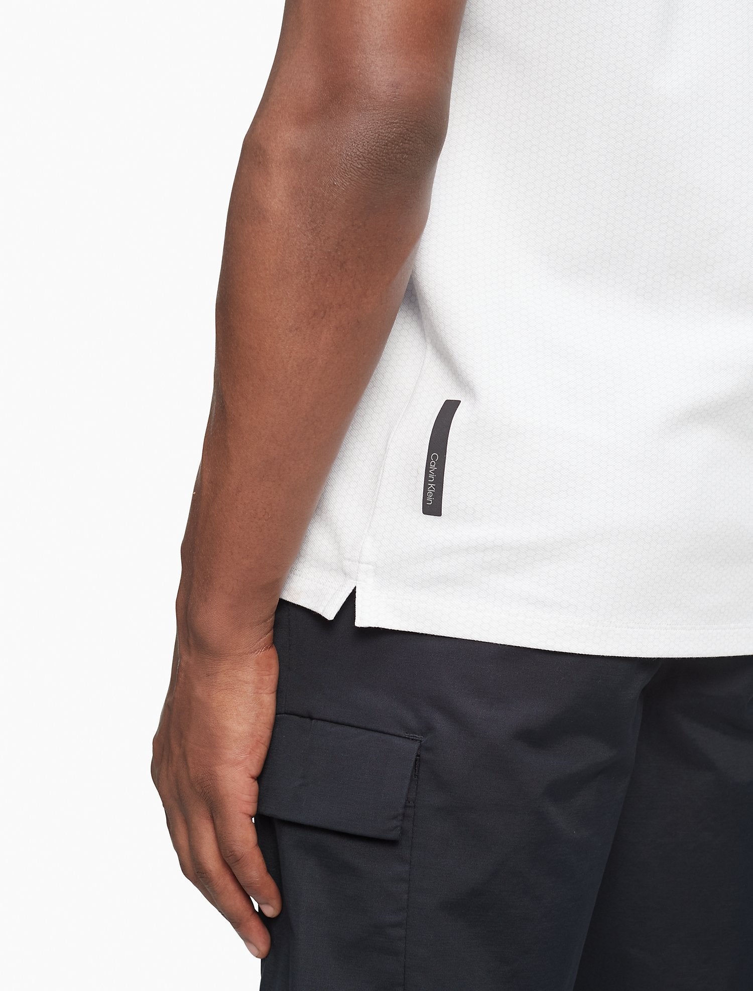 Calvin Klein Move 365 Pique Printed Polo Shirt - Men