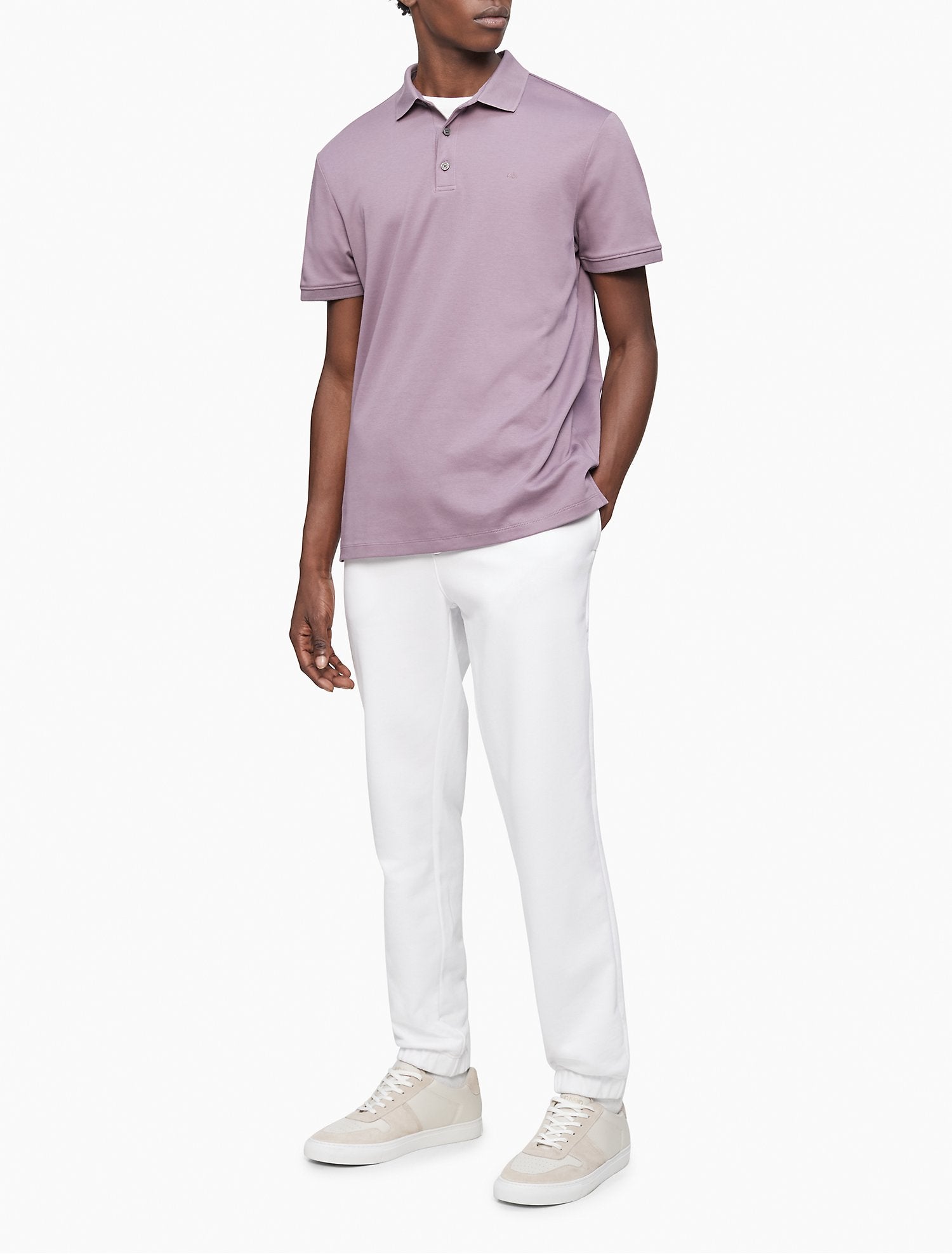 Calvin Klein Men Polo Shirts Moonscape- Oshoplin