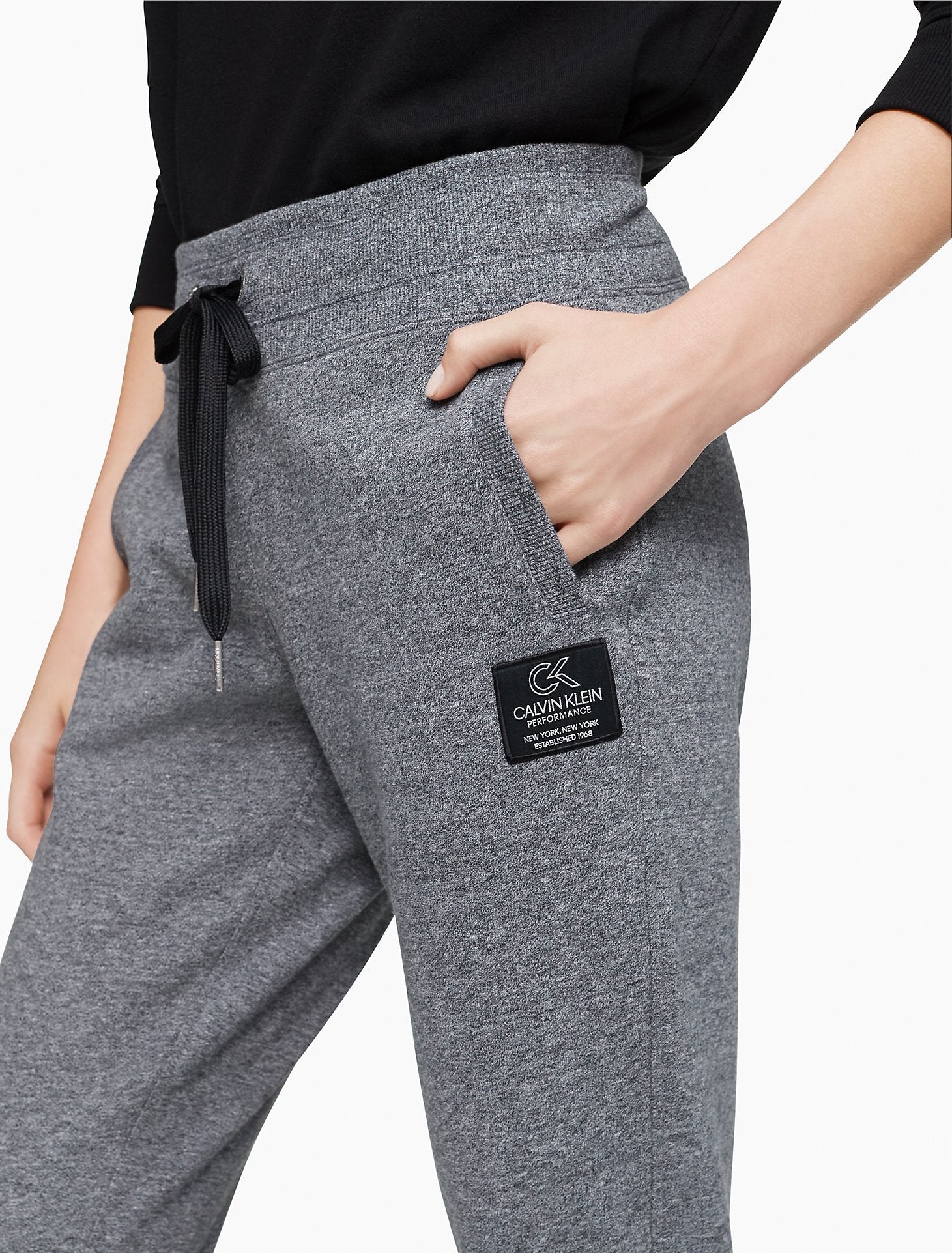 Calvin Klein Performance Logo Patch Jogger Sweatpants Women