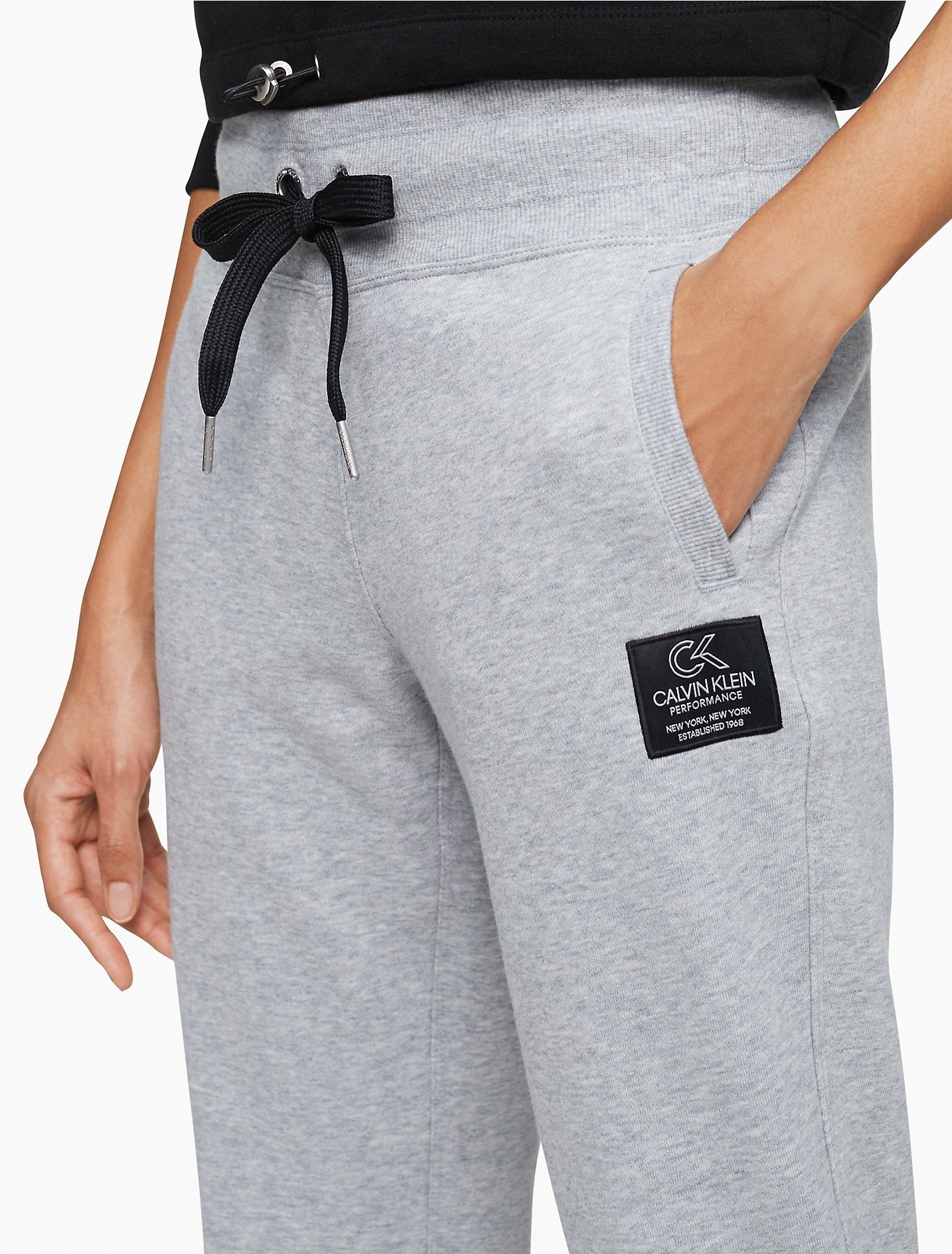 Calvin Klein Performance Logo Patch Jogger Sweatpants - Women