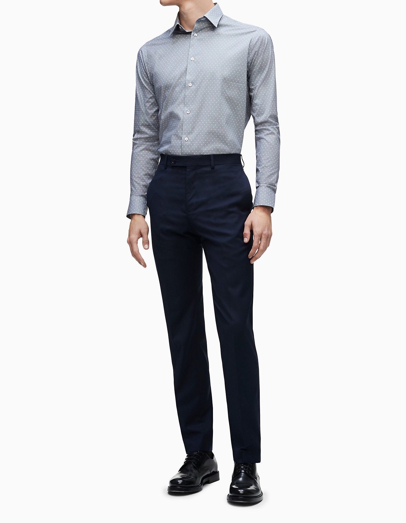 Calvin klein slim fit performance non iron dress shirt Clearance