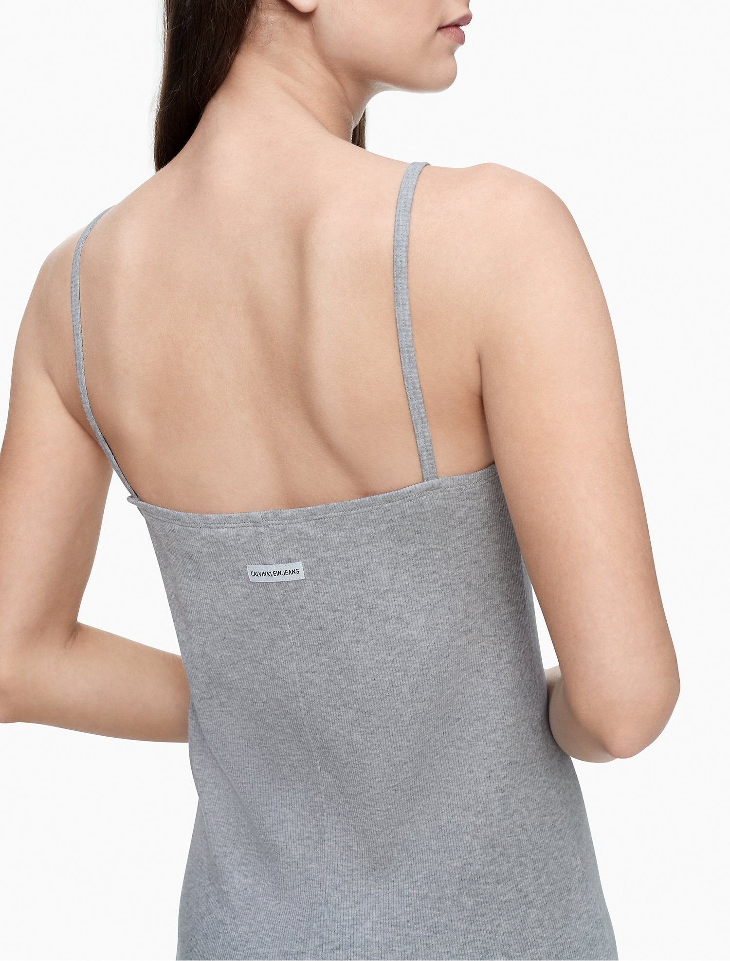 Calvin Klein Strappy Ribbed Midi Dress - Women