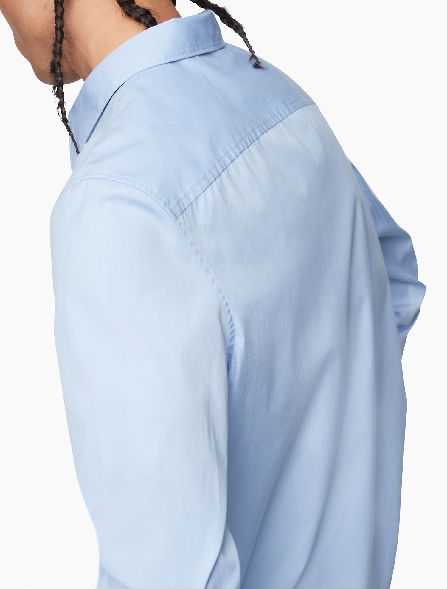 Calvin Klein Solid Button-Down Easy Shirt - Men