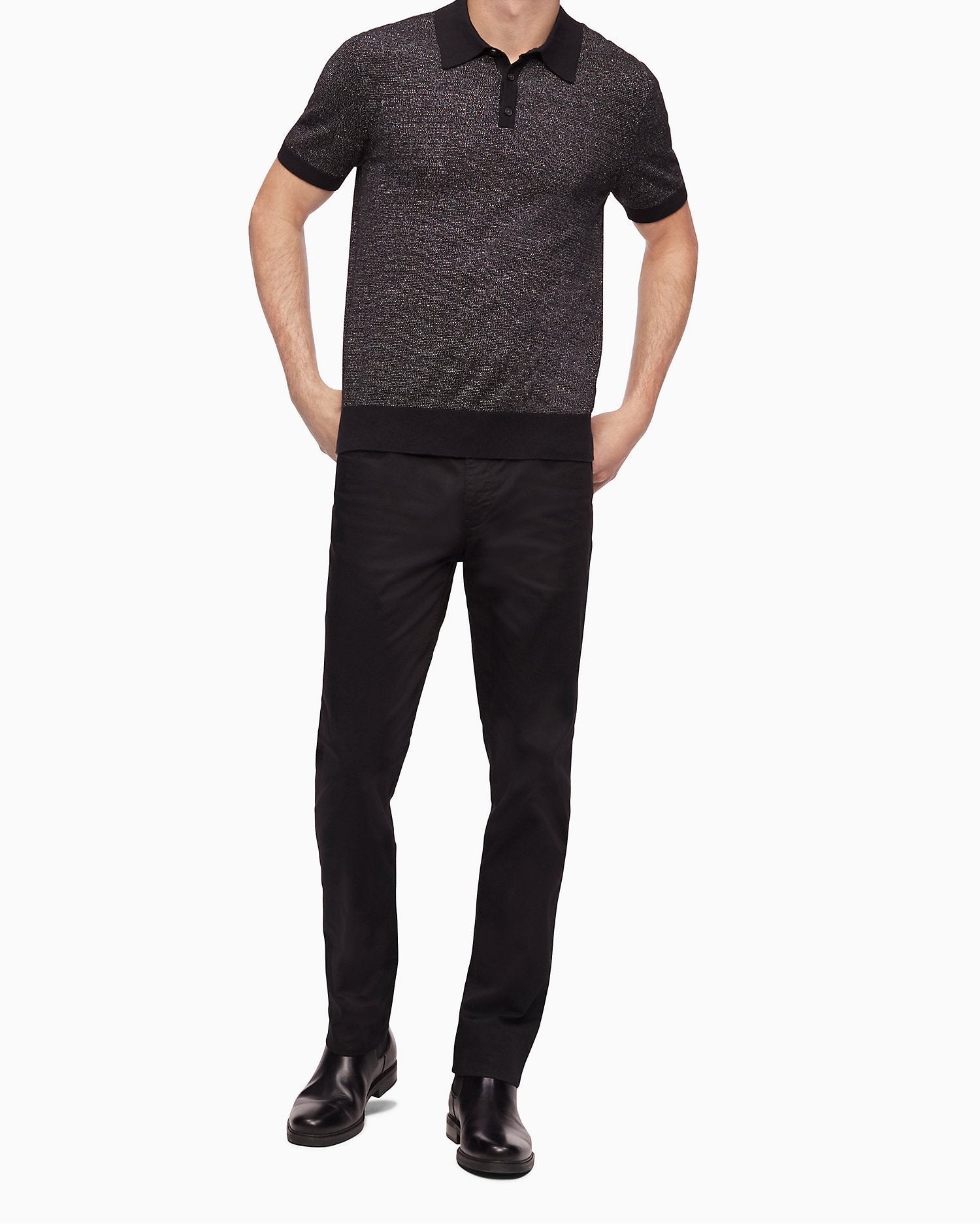 Calvin Klein Men Polo Shirts Black - Oshoplin