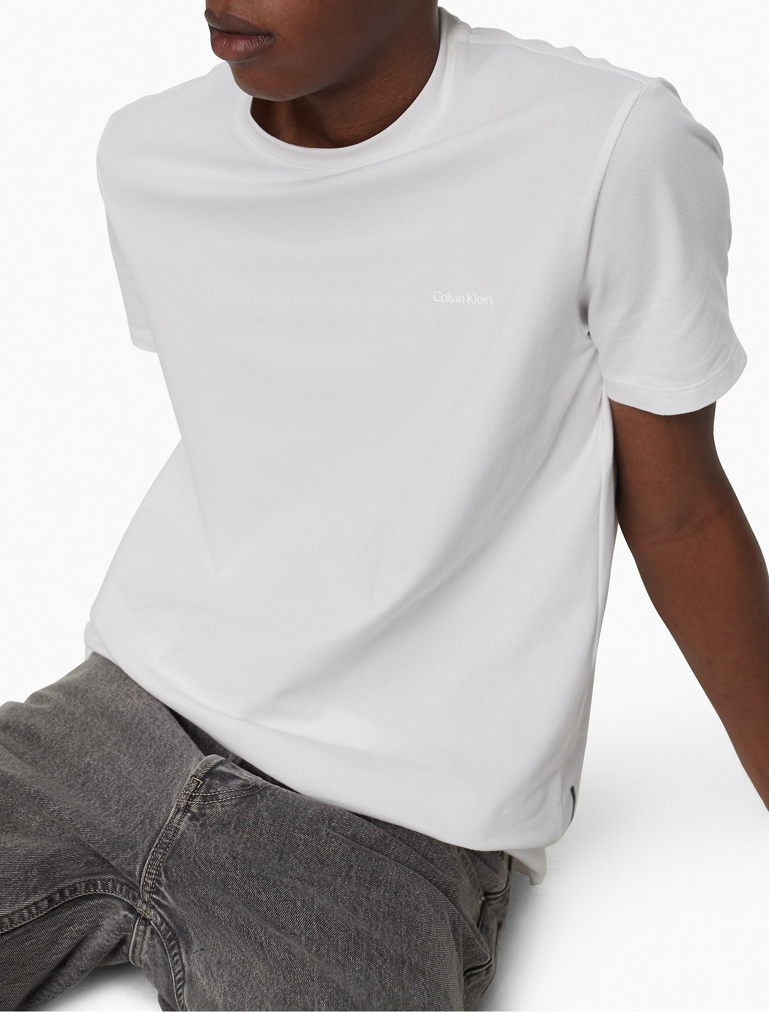 Calvin Klein CK Move Tech Pique T-Shirt - Men