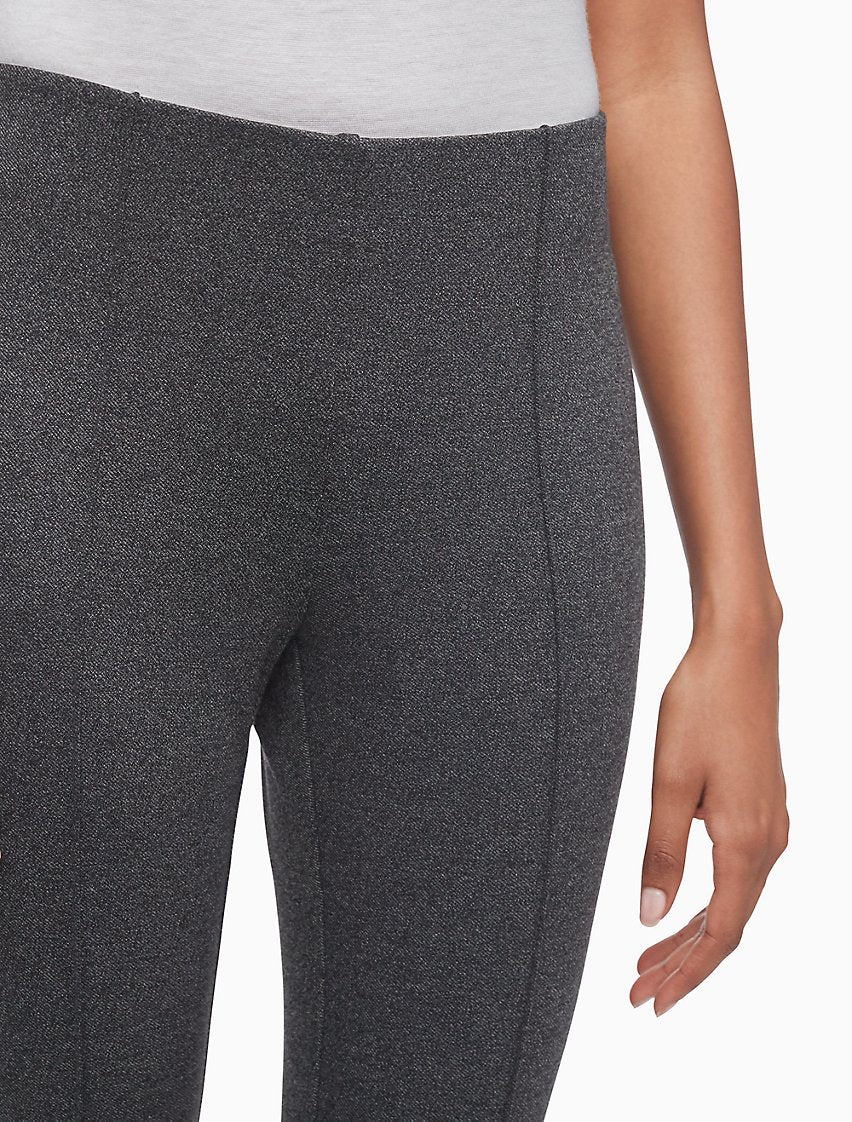 Calvin Klein Grey Marled Stretch Pull-On Leggings - Women