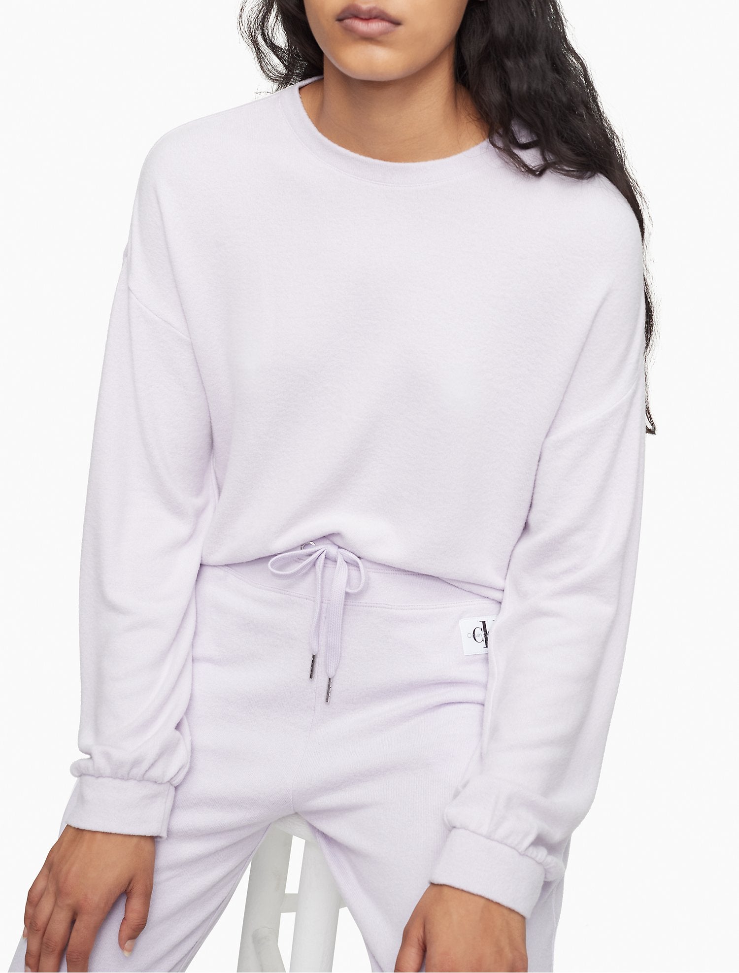 Calvin Klein Drawstring Logo Badge Joggers - Women