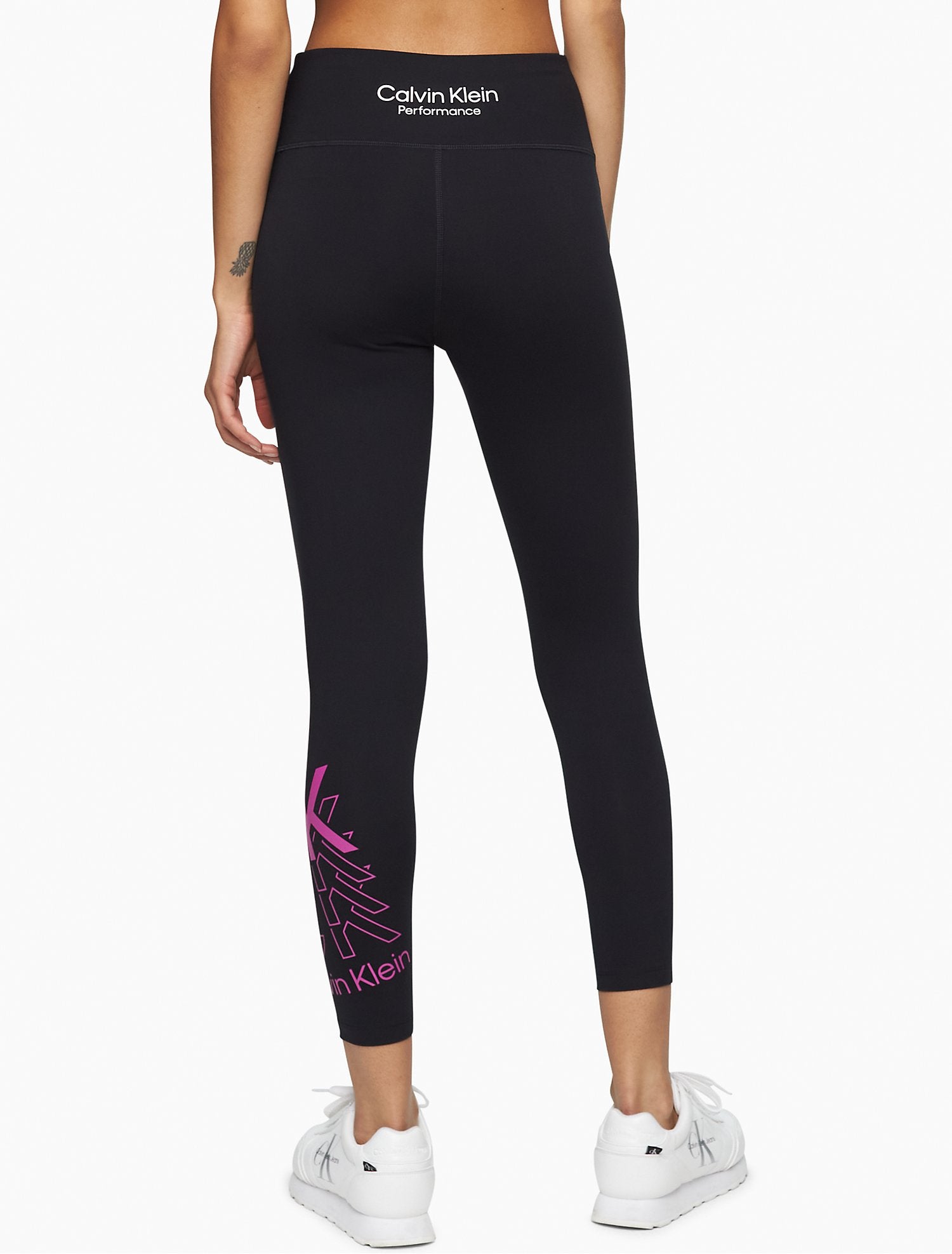 Calvin Klein Performance Shadow Logo High Waist 7/8 Leggings - Women