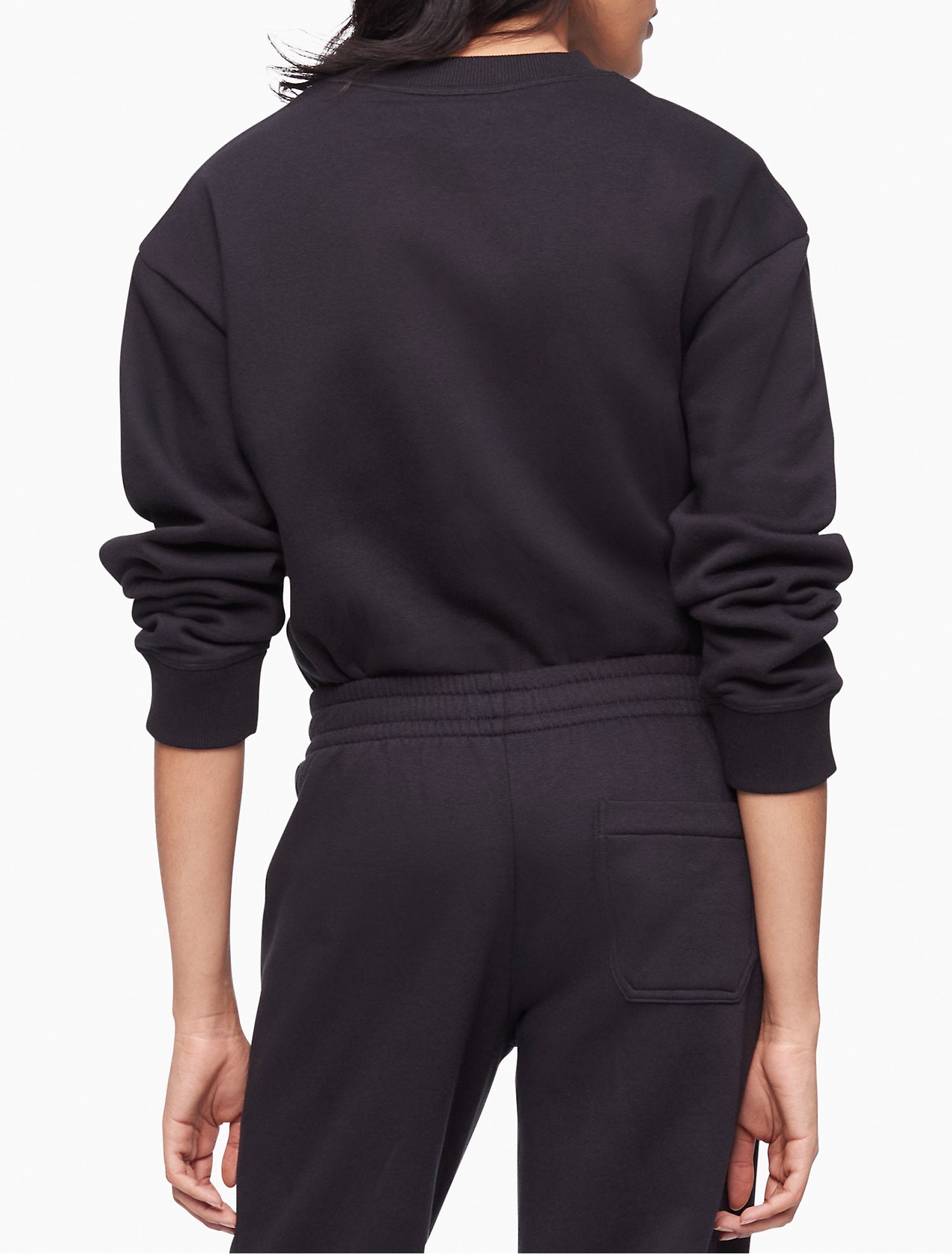 Calvin Klein Archive Logo Fleece Crewneck Sweatshirt - Women