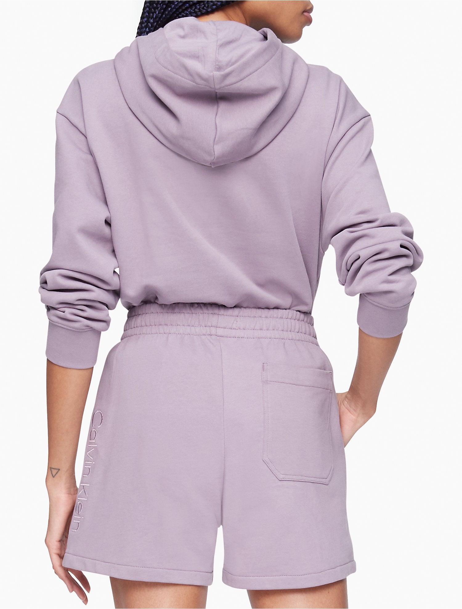 Calvin Klein Relaxed Fit Standard Logo Hoodie - Women