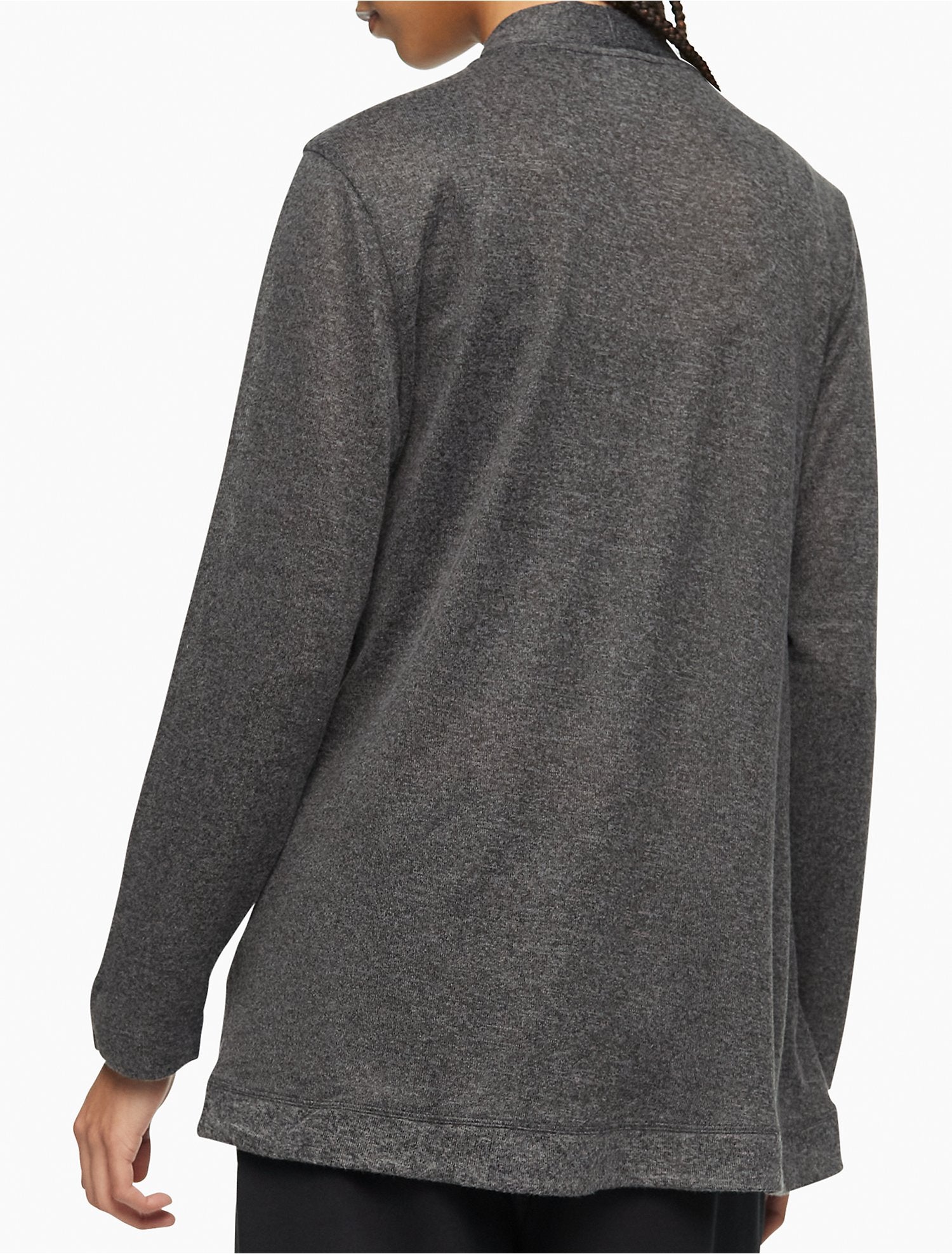 Calvin Klein Aurora Comfort CK Logo Open Front Cardigan - Women