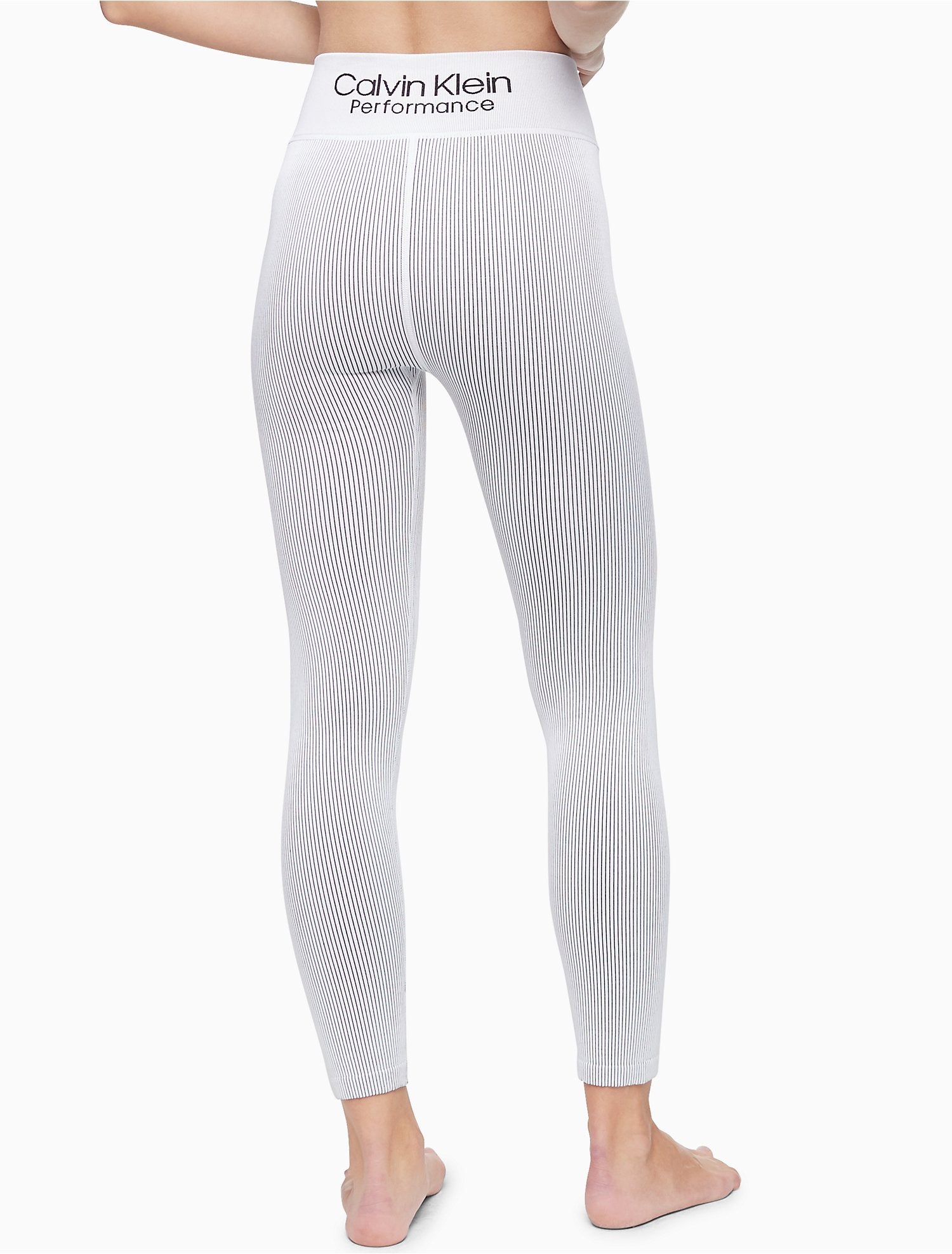Calvin Klein Performance Ribbed High Waist 7/8 Leggings - Women
