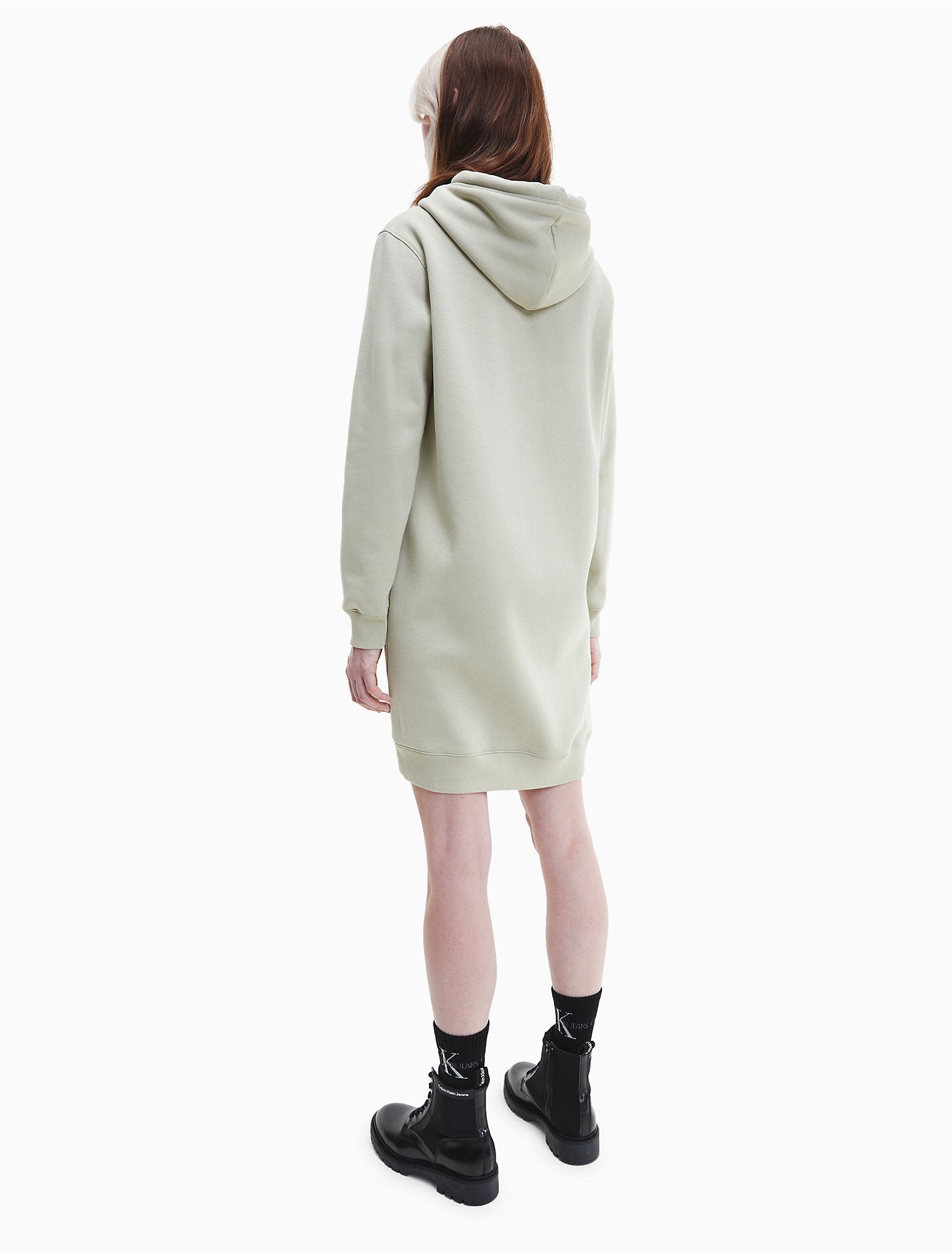 Calvin Klein Monogram Logo Repreve Hoodie Dress - Women