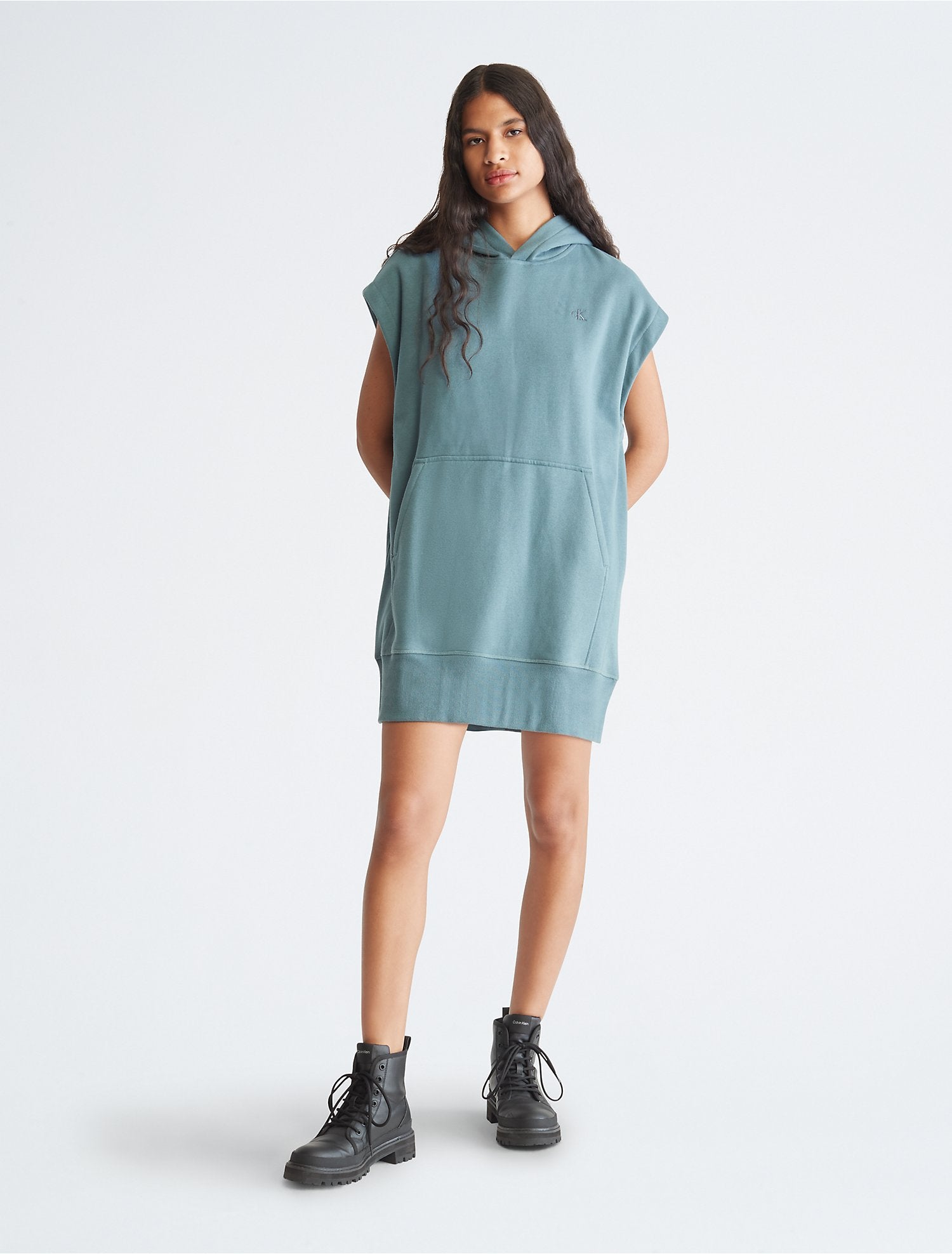 Calvin Klein Women Hoodies + Sweatshirts Blue Lake- Oshoplin