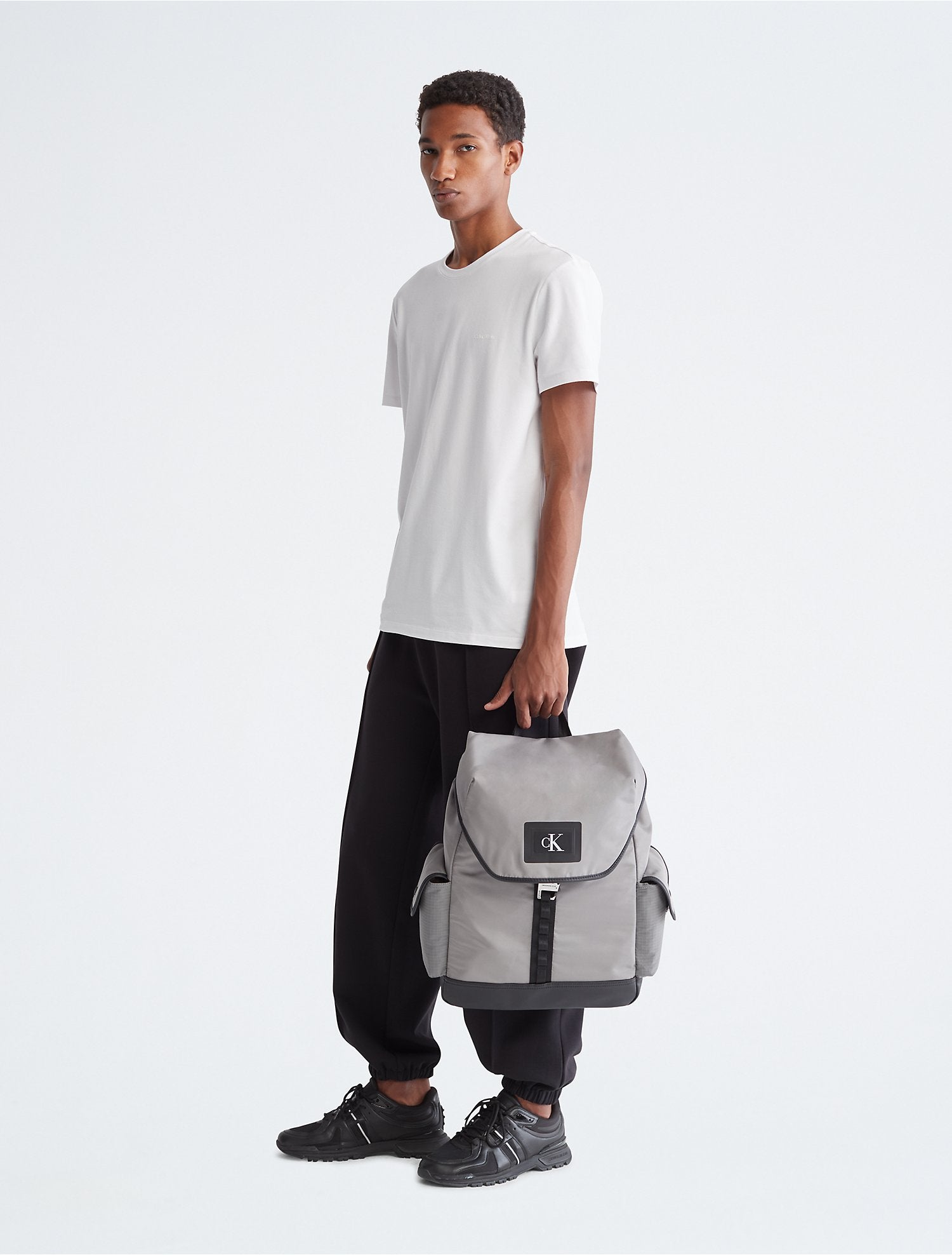 Calvin Klein Industrial Nylon Flap Backpack - Men
