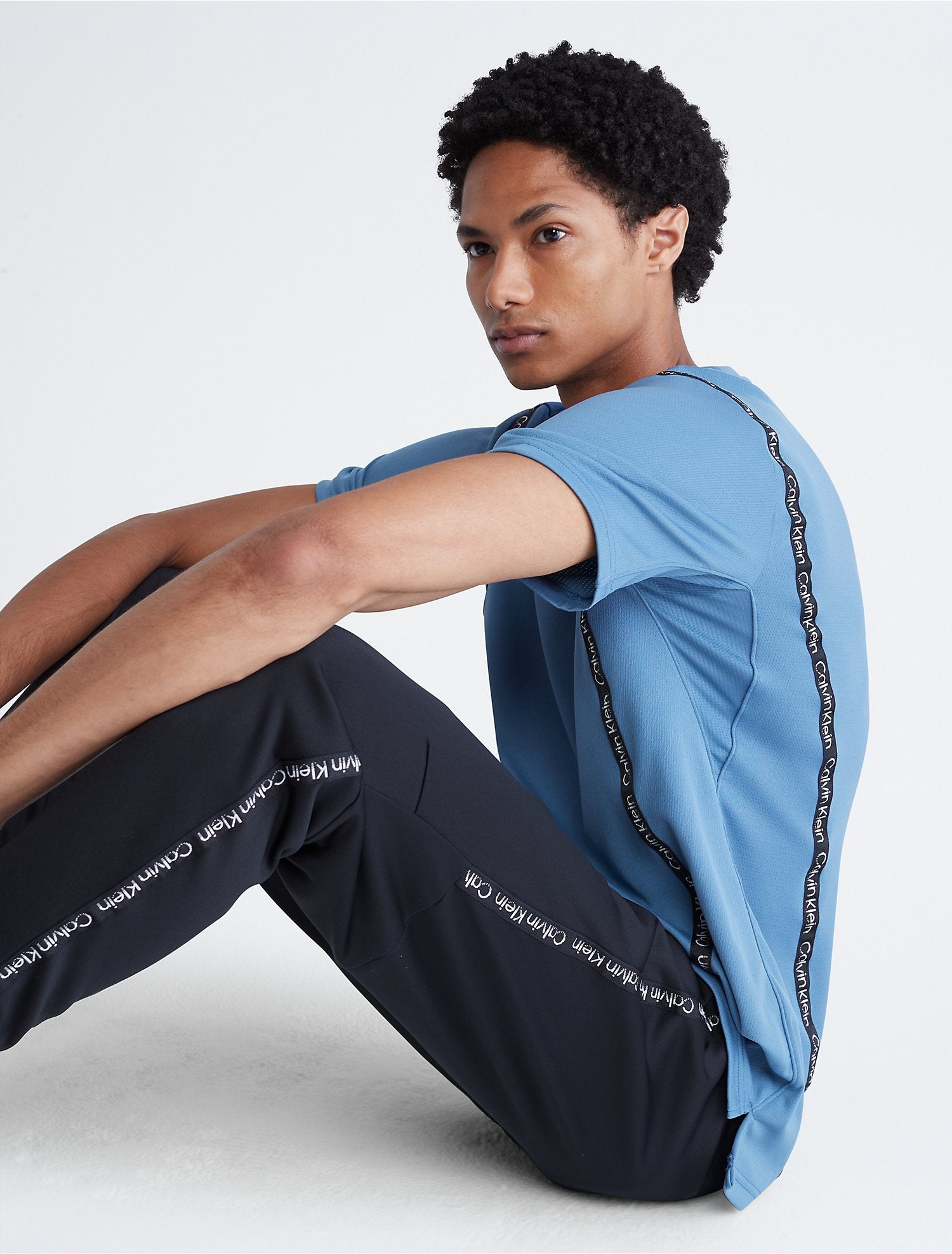Calvin Klein Performance Active Icon Side Logo Tape T-Shirt - Men