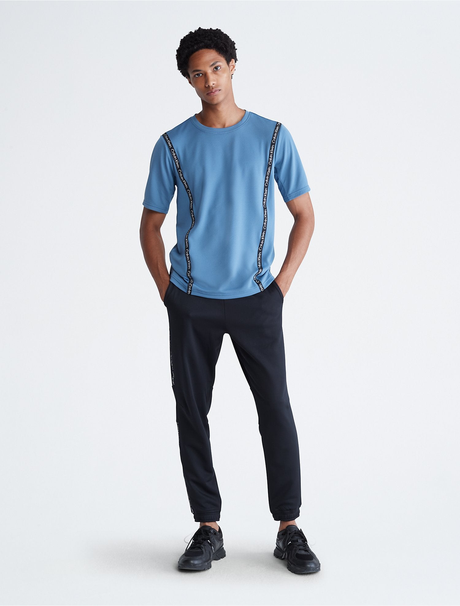 Calvin Klein Performance Active Icon Side Logo Tape T-Shirt - Men