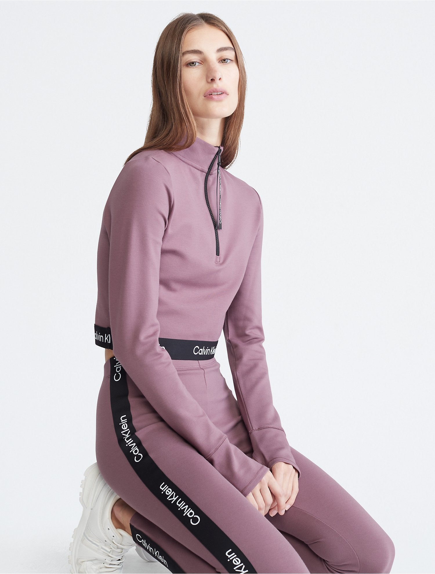 Calvin Klein Performance Logo Tape High Waist Leggings - Women