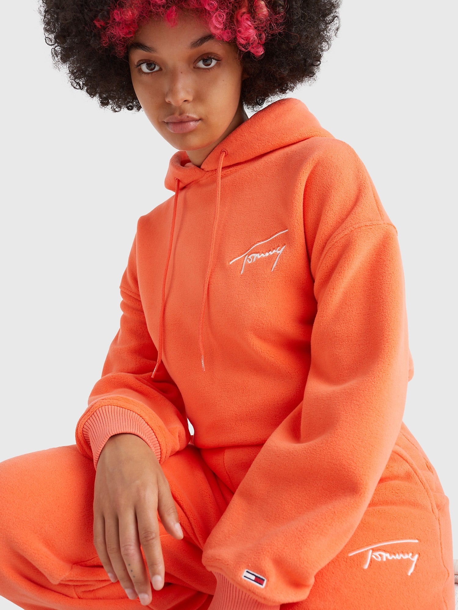 Tommy Hilfiger Bold Polar Fleece Winterized Hoodie - Women