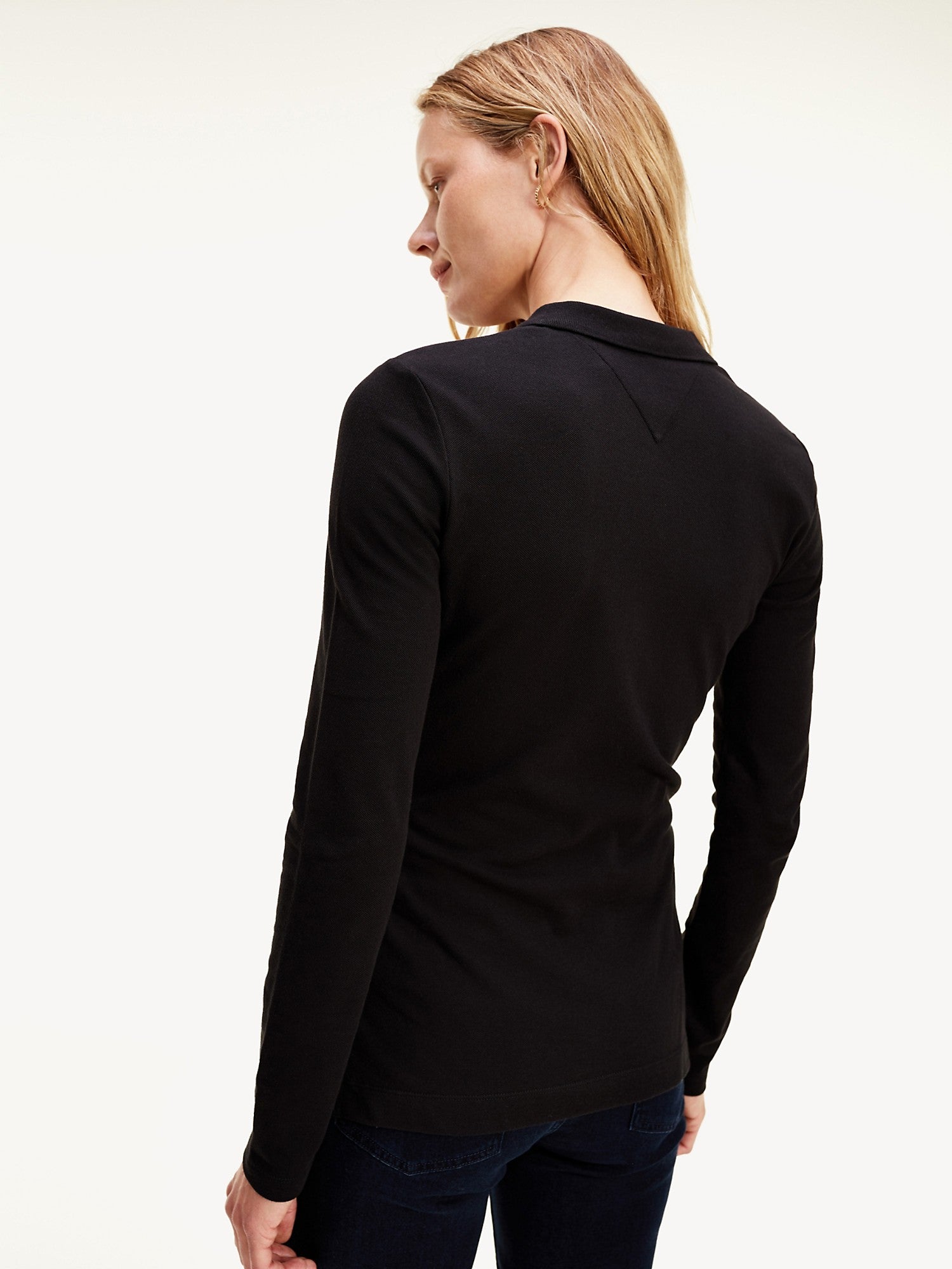 Tommy Hilfiger Slim Fit Long-Sleeve Polo - Women