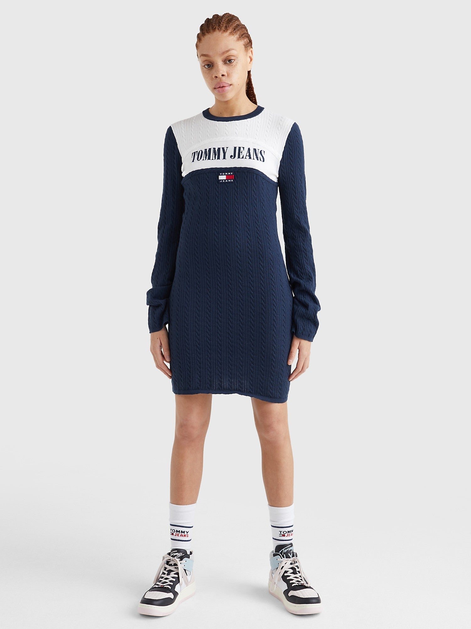 Tommy Hilfiger Retro Logo Sweater Dress - Women oshoplin.com Tommy Hilfiger Retro Logo Sweater Dress - Women oshoplin.com