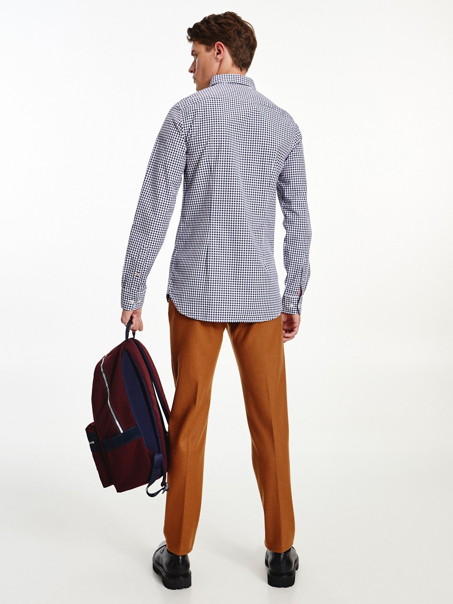 Tommy Hilfiger Slim Fit Organic Cotton Gingham Shirt - Men