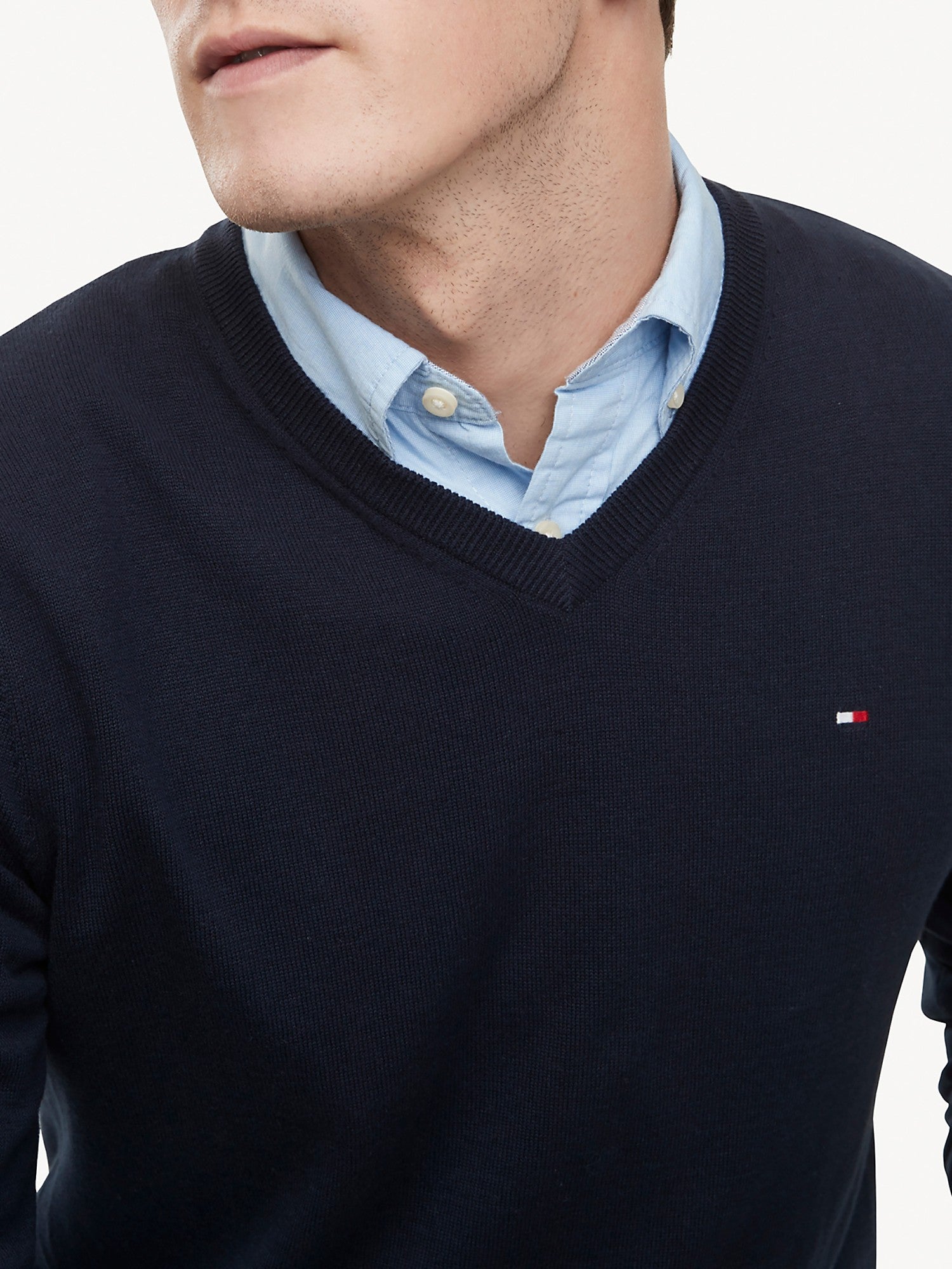 Tommy Hilfiger Essential V-Neck Sweater - Men