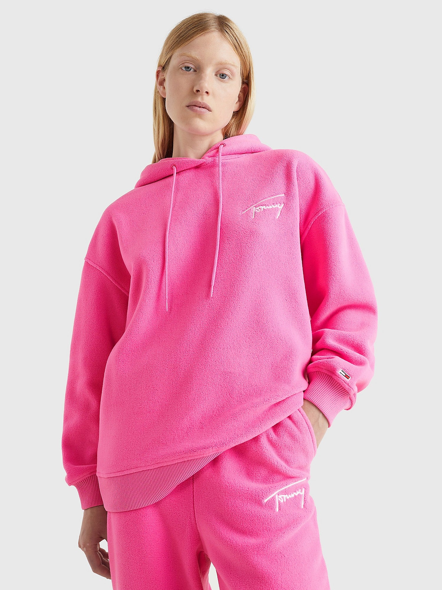 Tommy Hilfiger Bold Polar Fleece Winterized Hoodie - Women