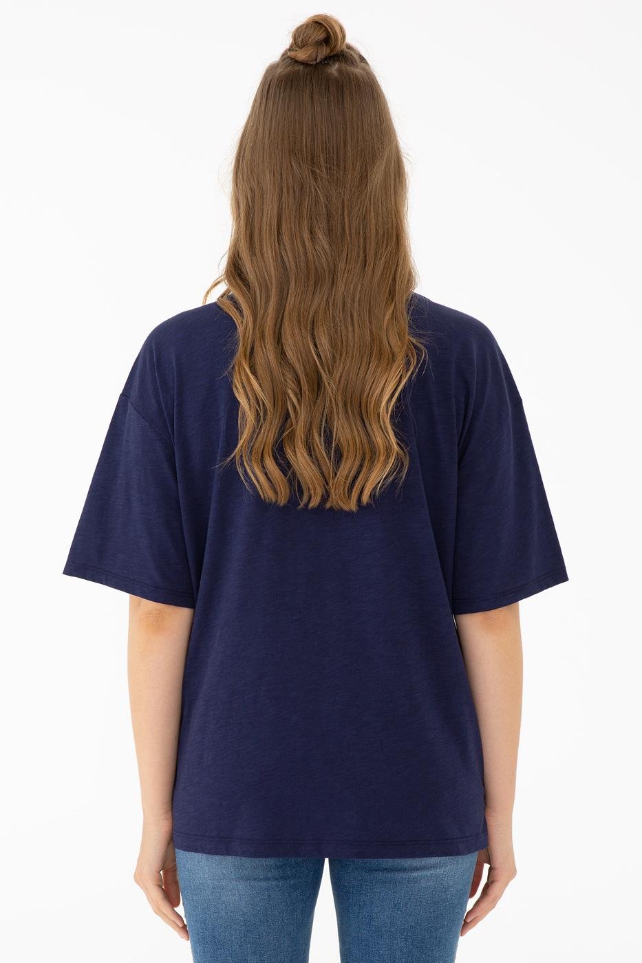 US Polo Assn. Oversized Crew Neck T-Shirt - Women
