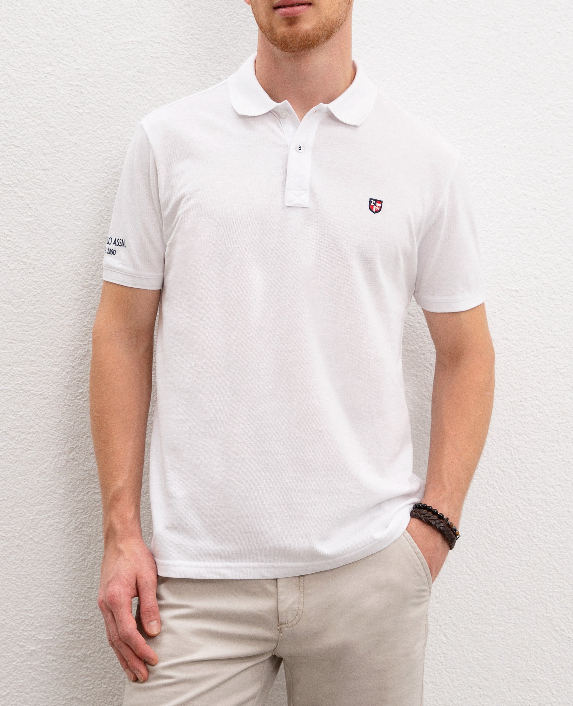 US Polo Assn. Shield Patch Polo Shirt - Men