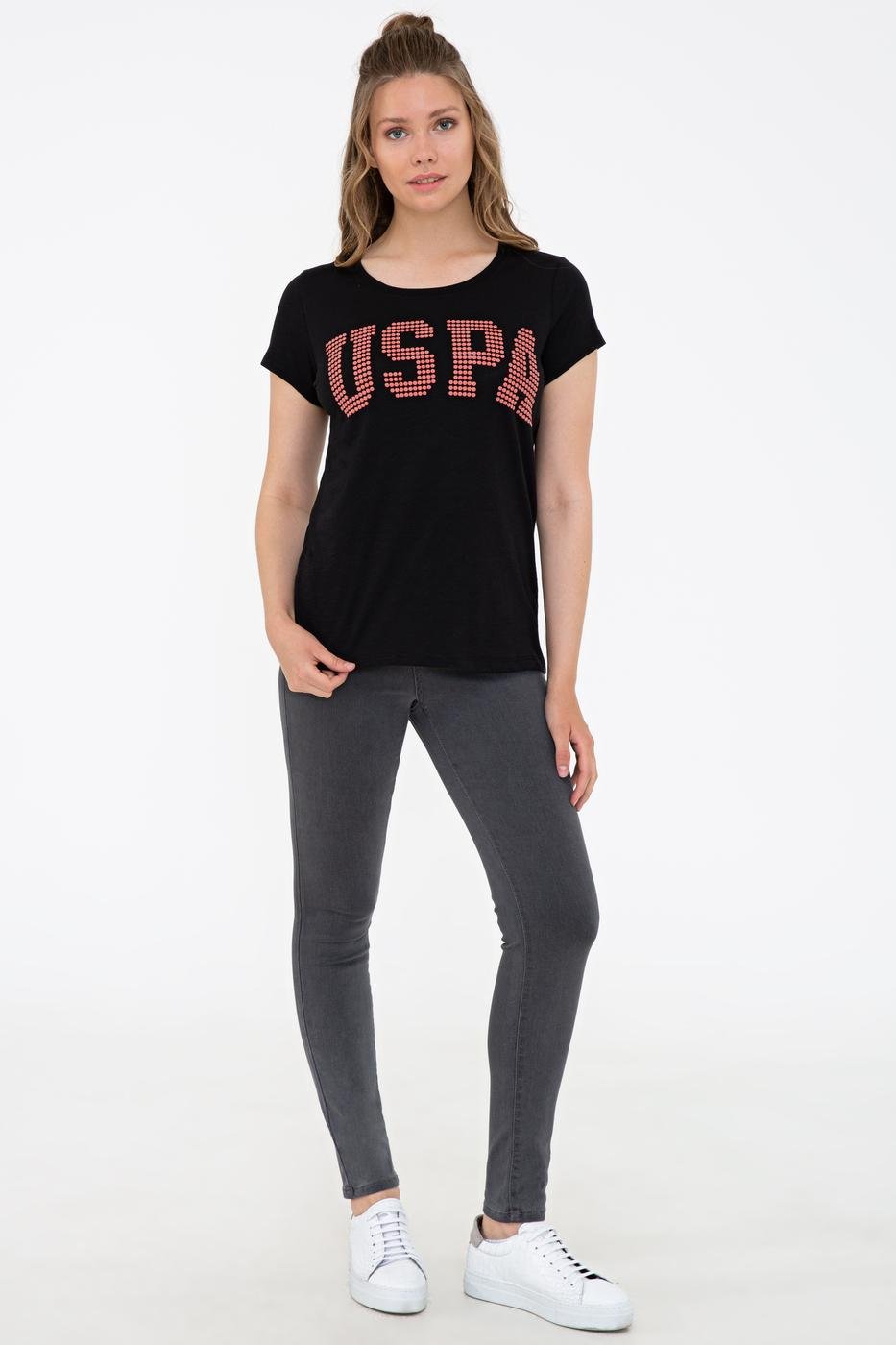 US Polo Assn. Crew Neck T-Shirt USPA Dots - Women