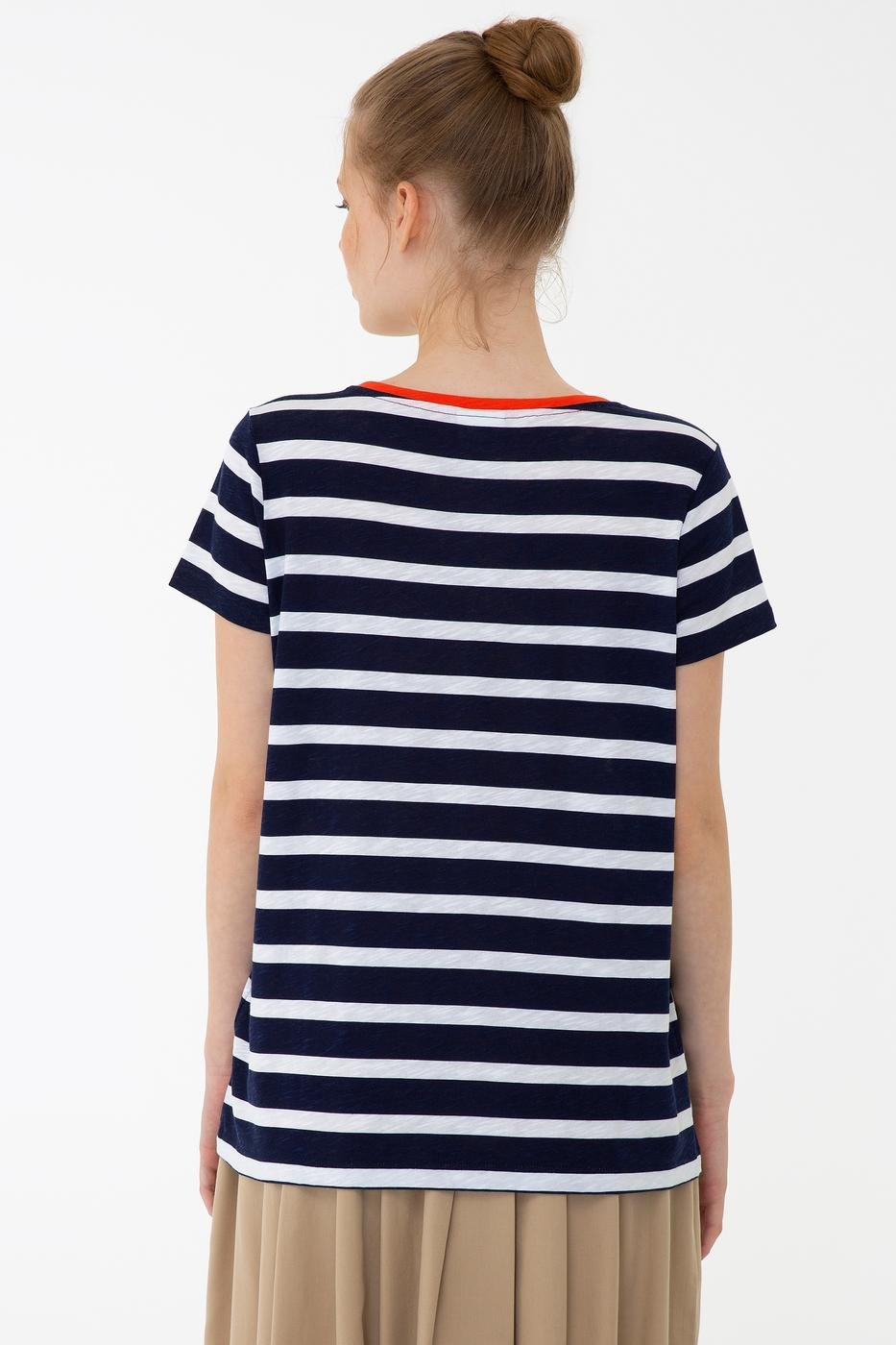 US Polo Assn. Crew Neck T-Shirt Logo Strips - Women