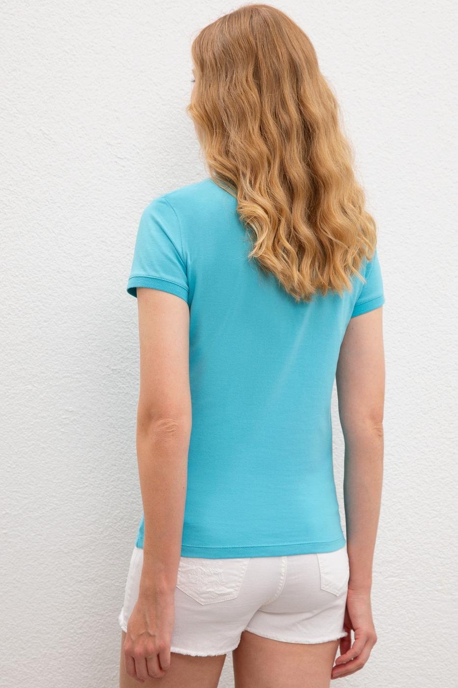 US Polo Assn. Basic Polo Shirt USPA Patch - Women