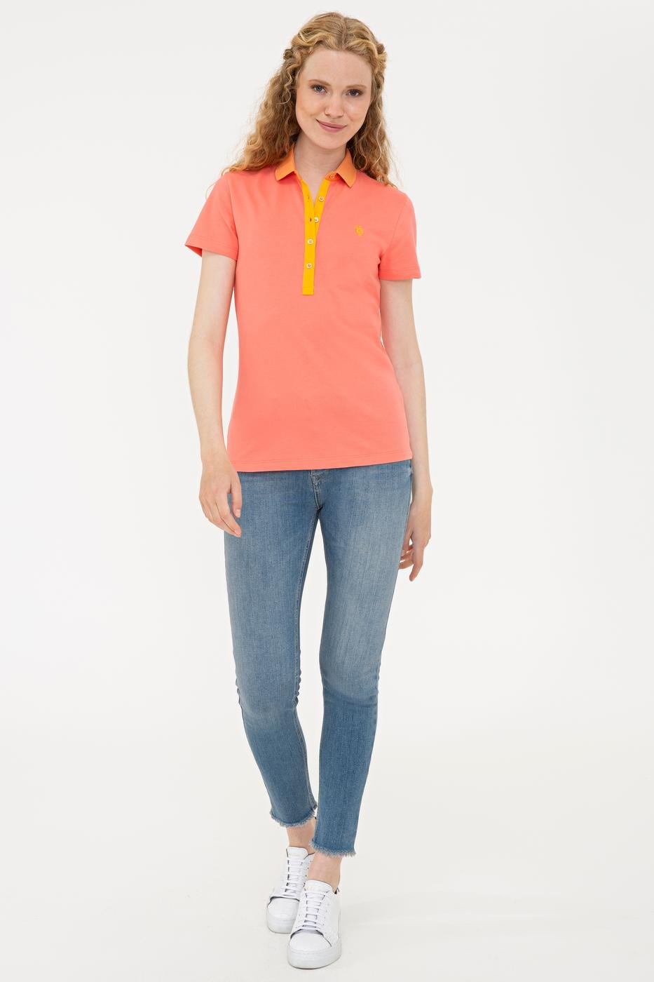 US Polo Assn. Basic Polo Shirt USPA Patch - Women